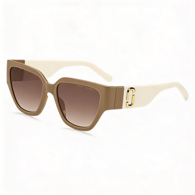Gafas de sol Marc Jacobs MARC 724/S Casual para mujer, sin polarizar, montura de propionato de celulosa color carne, lentes color burdeos, 54 mm