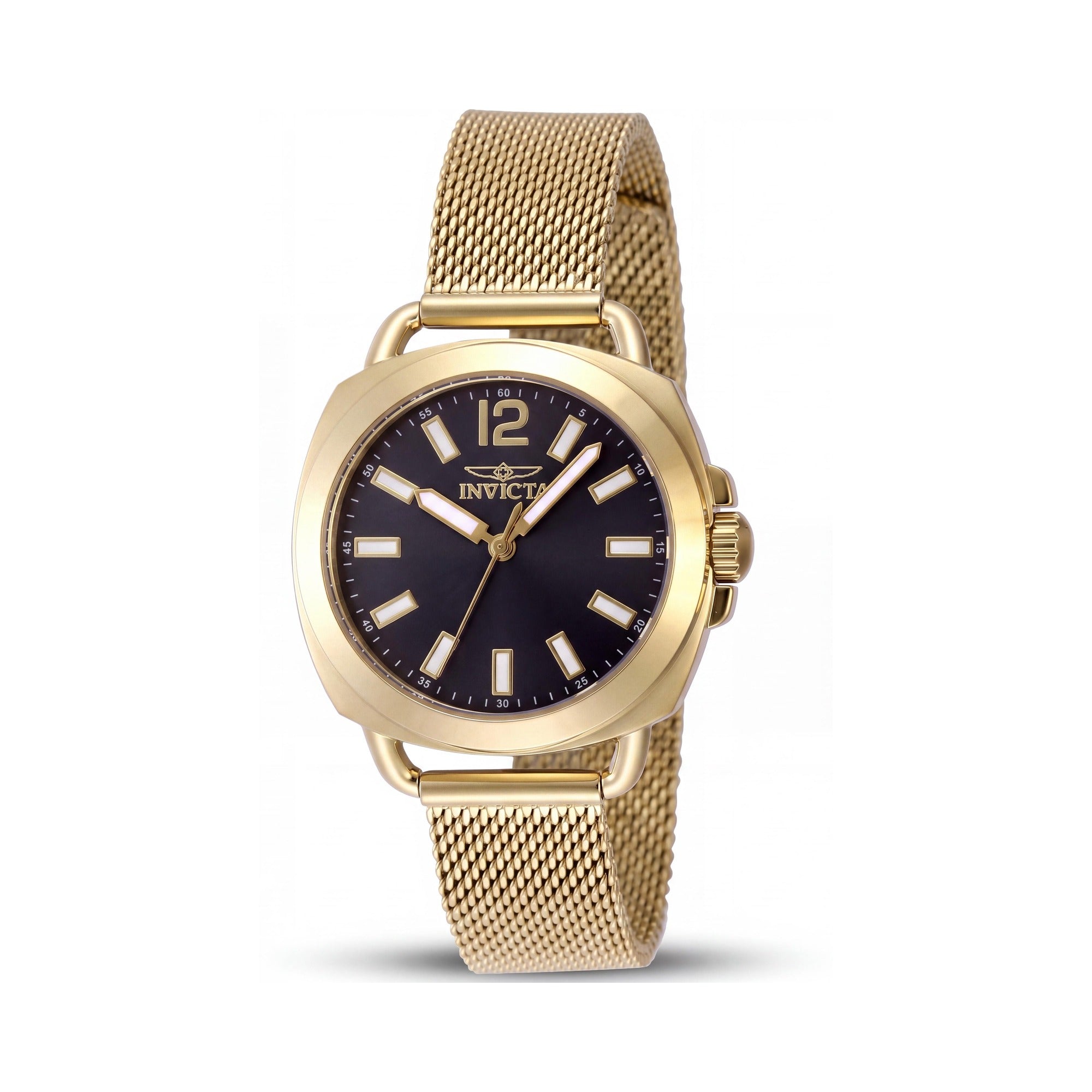Invicta Wildflower 48916 Women's Gold Tone Stainless Steel Grey Dial Quartz Bracelet Watch 32mm, Photo 1