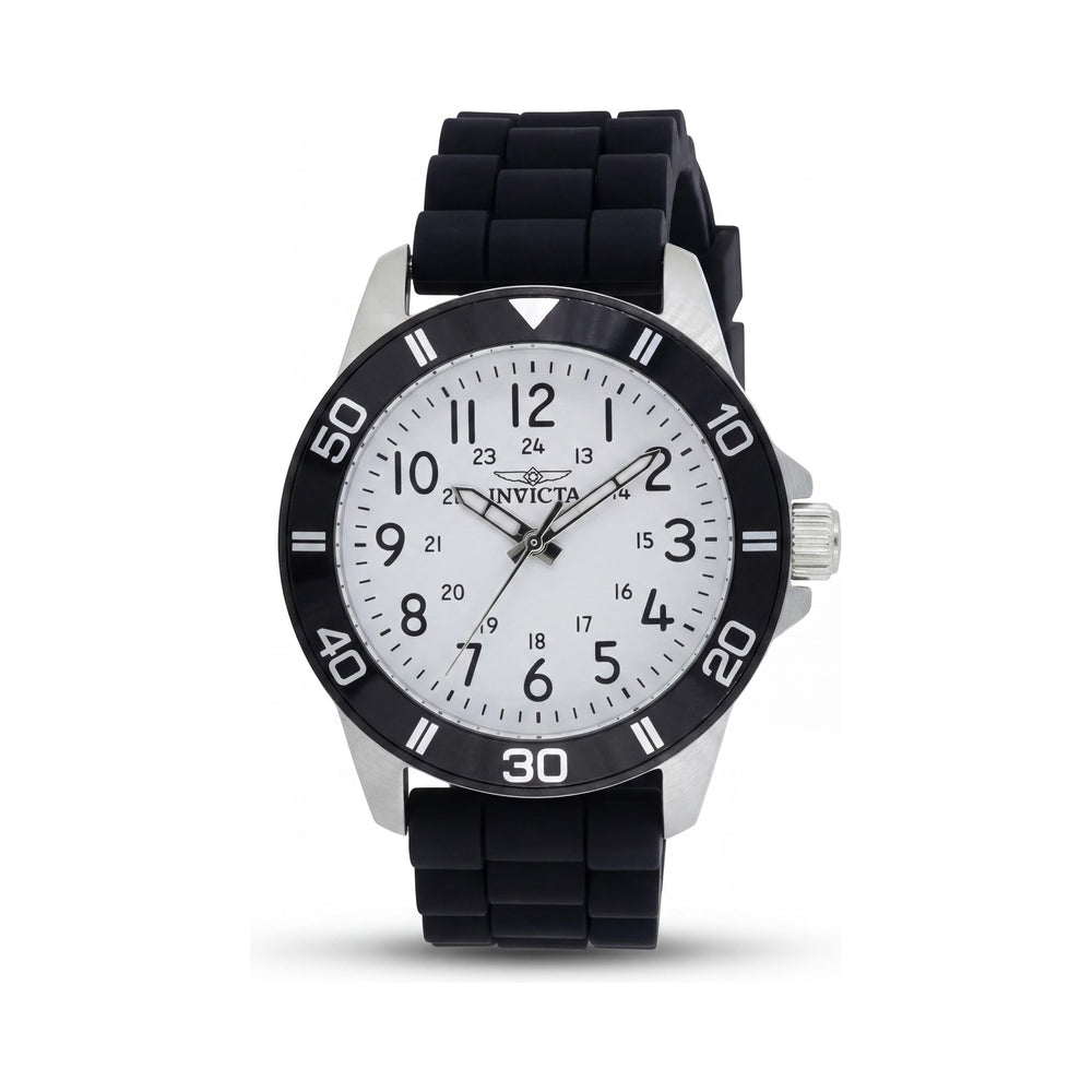 Invicta Women's Pro Diver IN-43630-AMZUK Quartz 36mm Steel White Dial Black Silicone Strap 100m WR Watch