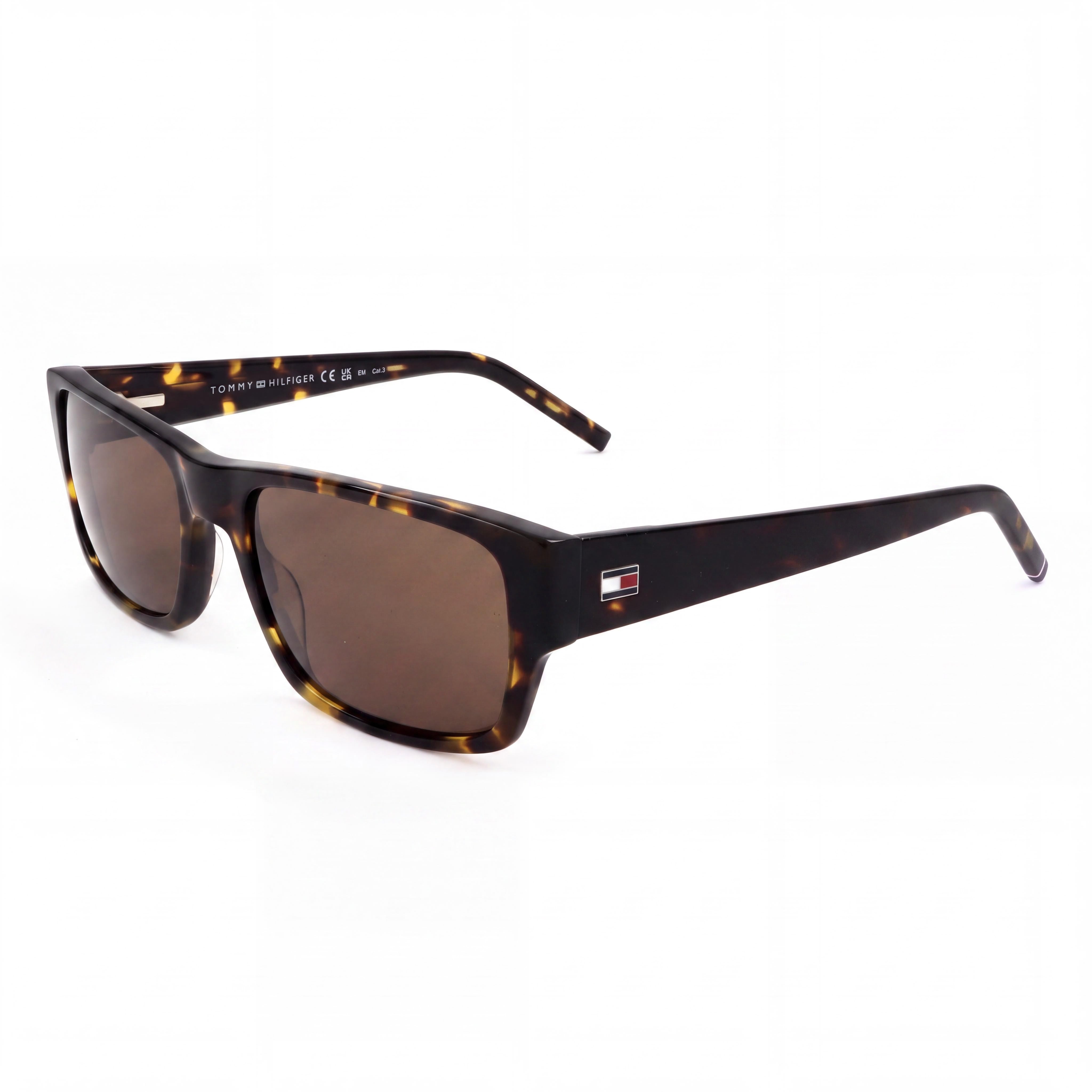 Tommy Hilfiger Th 2017/s Unisex Havana Acetate Frame UV Protected Polycarbonate Lens Sunglasses 56mm, Photo 1