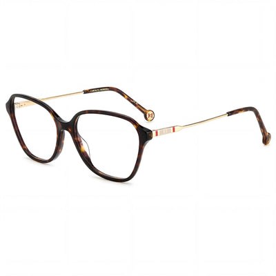 Gafas Ópticas Carolina Herrera Her 0117 de Acetato Oscuro Carey para Mujer, Ancho de Lente de 55 mm
