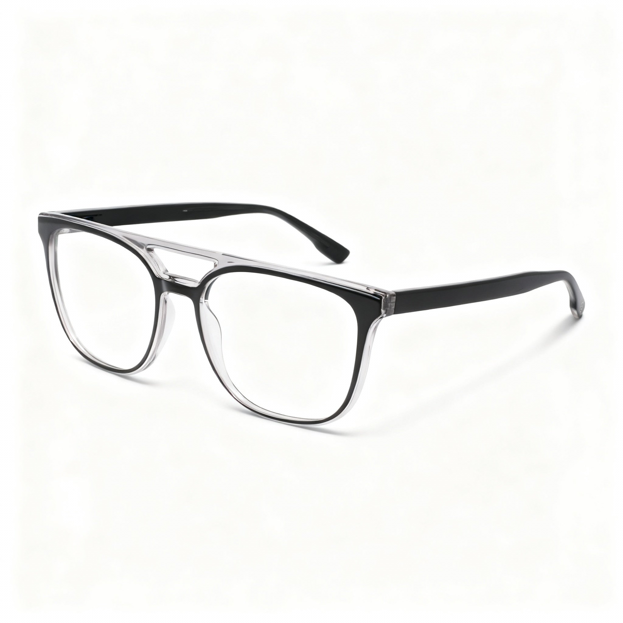 MCALLISTER Mc4533 Men’s Metal Frame Eyeglasses in Black Grey with Polycarbonate Lenses, 55mm Lens Width, 18mm Bridge, 140mm Temple