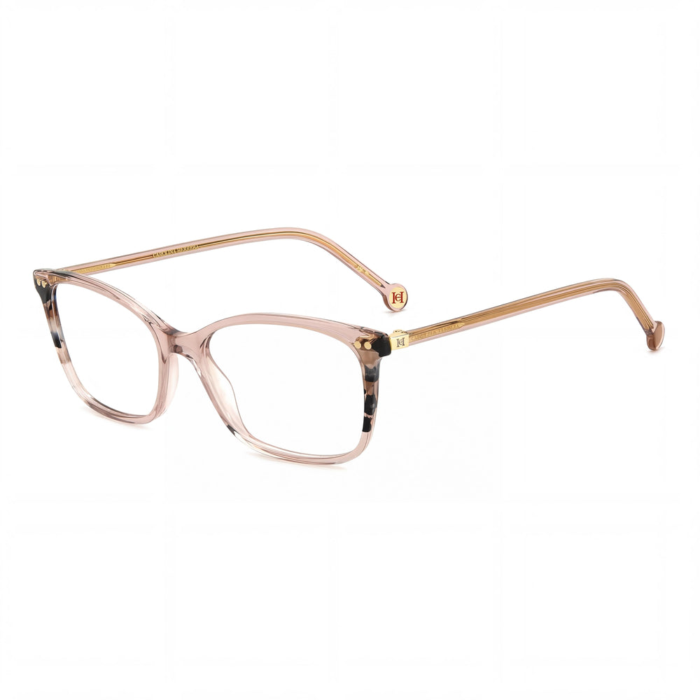 Carolina Herrera Casual Women's Havana Red Light Acetate Optical Frames Lens Width 51mm Bridge Width 16mm Temple Length 140mm