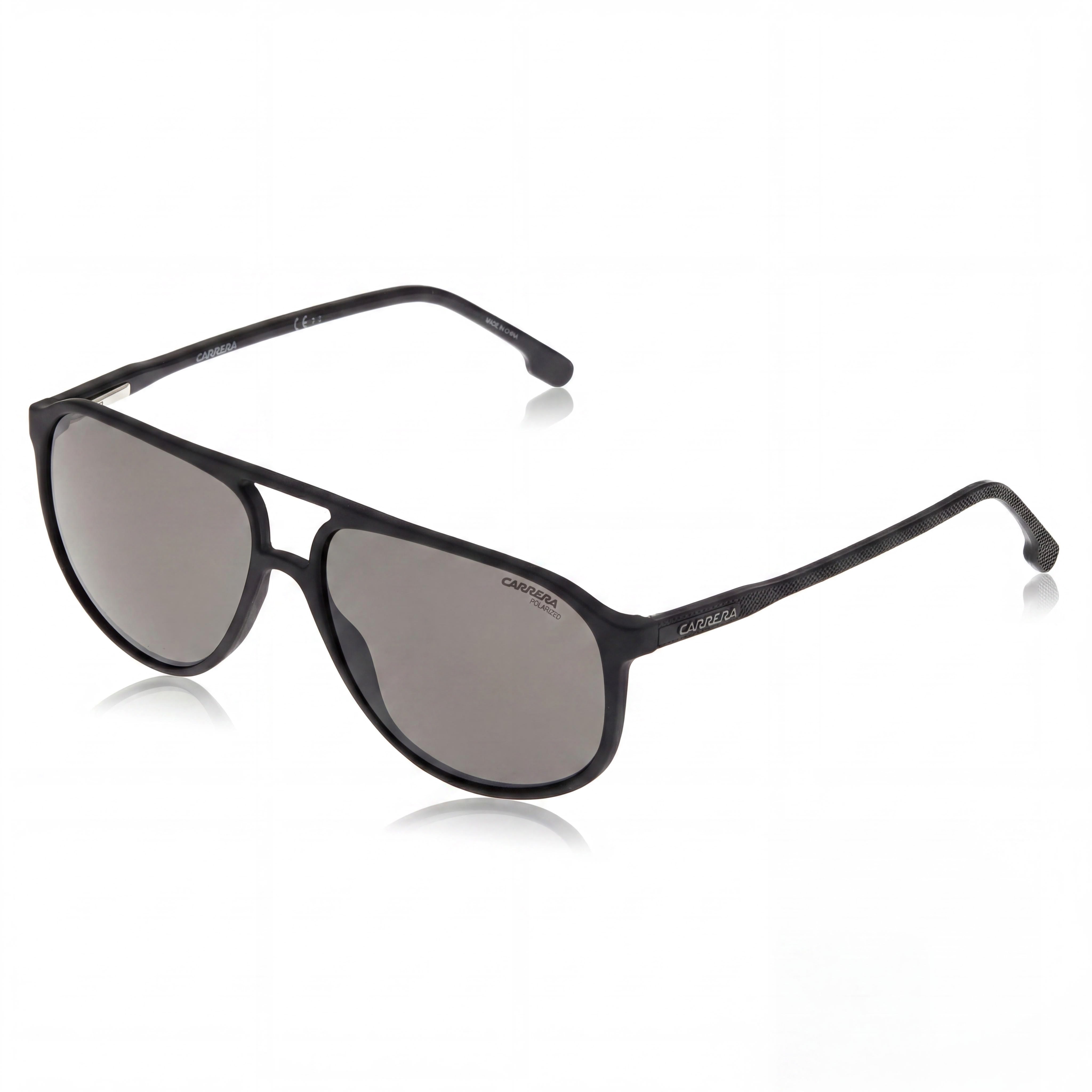 Carrera 257/S Unisex Black Propionate Frame Matt Black Lens 100% UV Protection Sunglasses 60-15-140mm, Photo 1