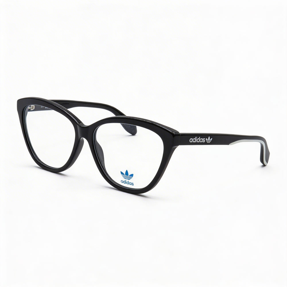Gafas de sol adidas Originals OR5013 para hombre con montura de plástico negro brillante, talla 56-15-145