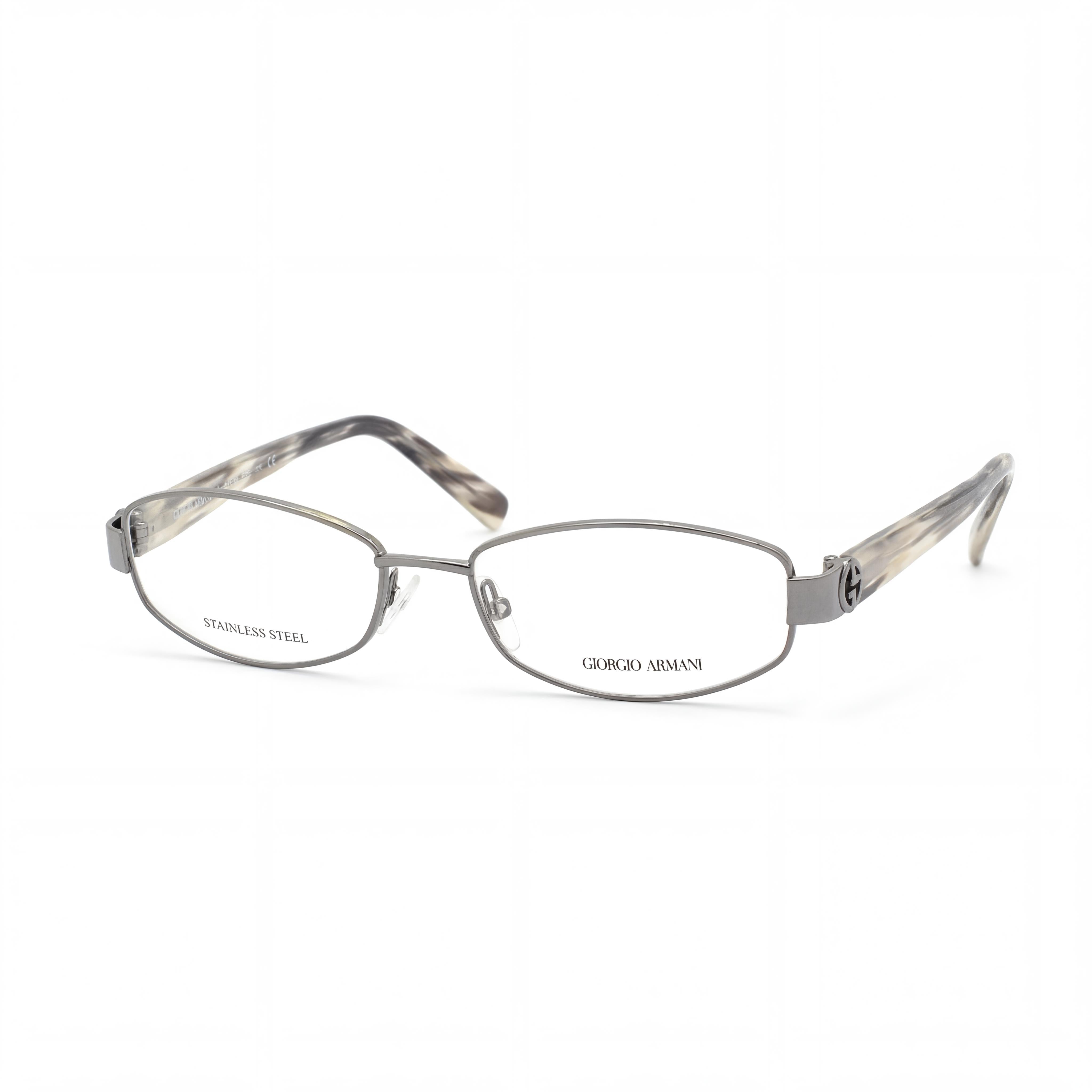 GIORGIO ARMANI GA 420 Men’s Blue Metal Eyeglasses Frame, Lens Width 51mm, Bridge Width 16mm, Temple Length 135mm, Photo 1