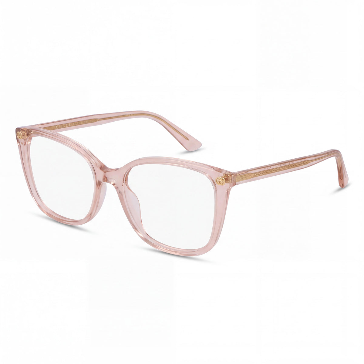 Gafas Ópticas de Plástico Nude Transparente con Montura Completa Ojo de Gato Gucci GG0026O para Mujer 53 mm, Photo 1