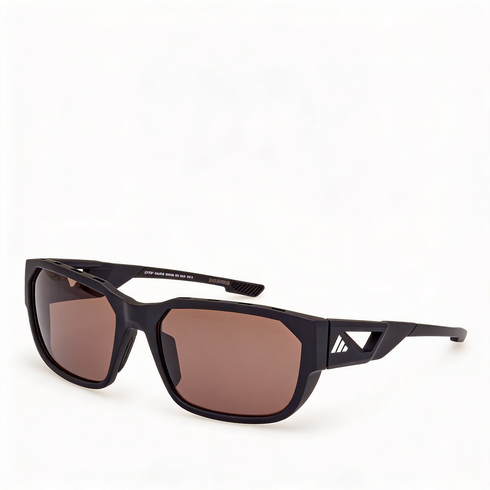 Adidas Modern Men's Sports Injected Opaque Black Brown UV 400 58mm Sunglasses
