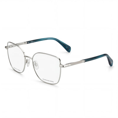 Rag & Bone Modern Women's Palladium Alloy Steel Frame Polycarbonate Lens Sunglasses with UV Protection 53mm