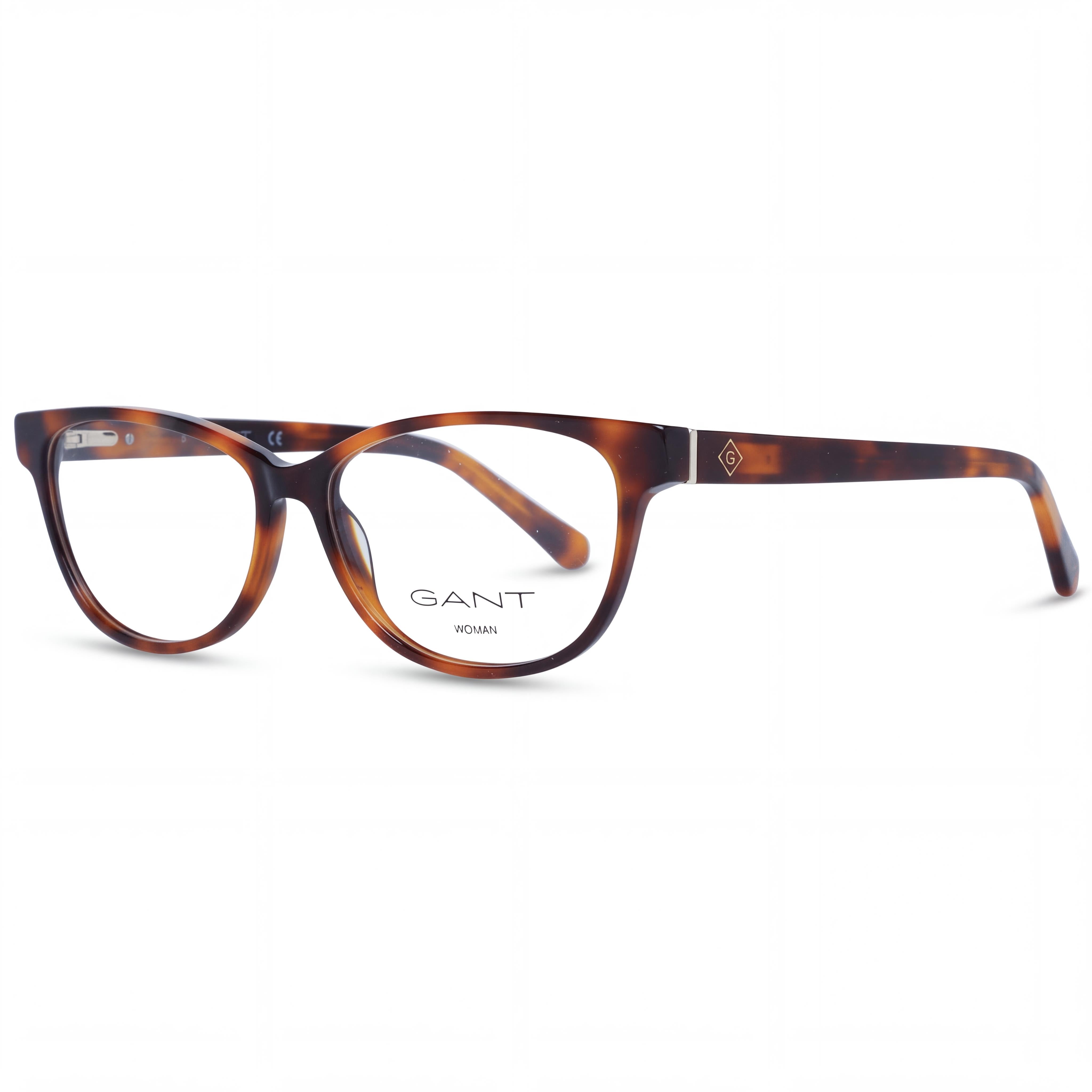 Gafas para mujer GANT Modern con montura de plástico Havanna y lentes transparentes (ancho de lente 55 mm), Photo 1