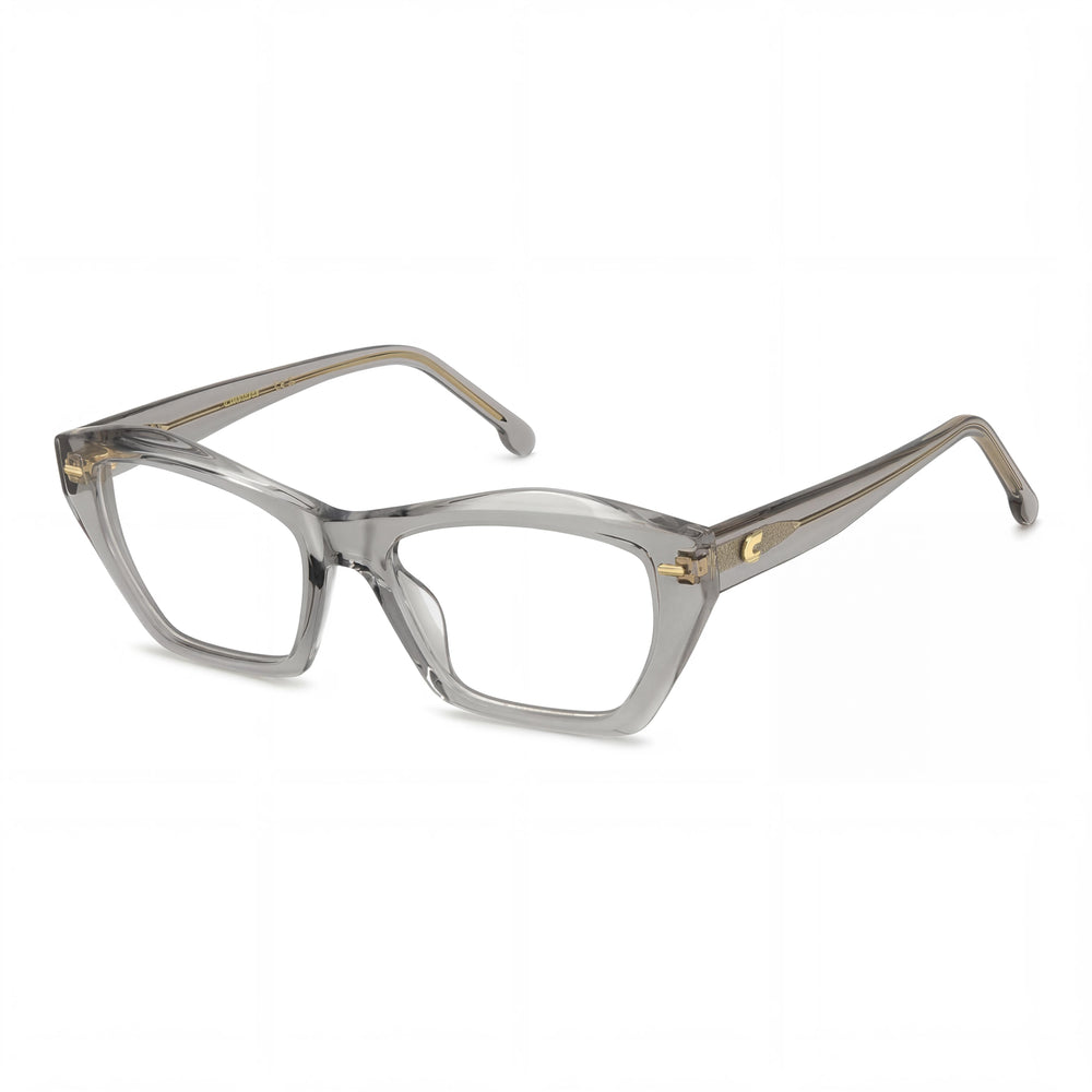 Armazón de gafas Carrera Casual para hombre, de acetato gris, con 53 mm de ancho de lente, 18 mm de puente, 140 mm de longitud de patilla