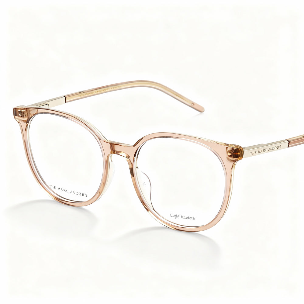 Marc Jacobs Modern Unisex Acetate Champagne Frame Polycarbonate Non-Polarized Eyeglasses 53-18-145mm