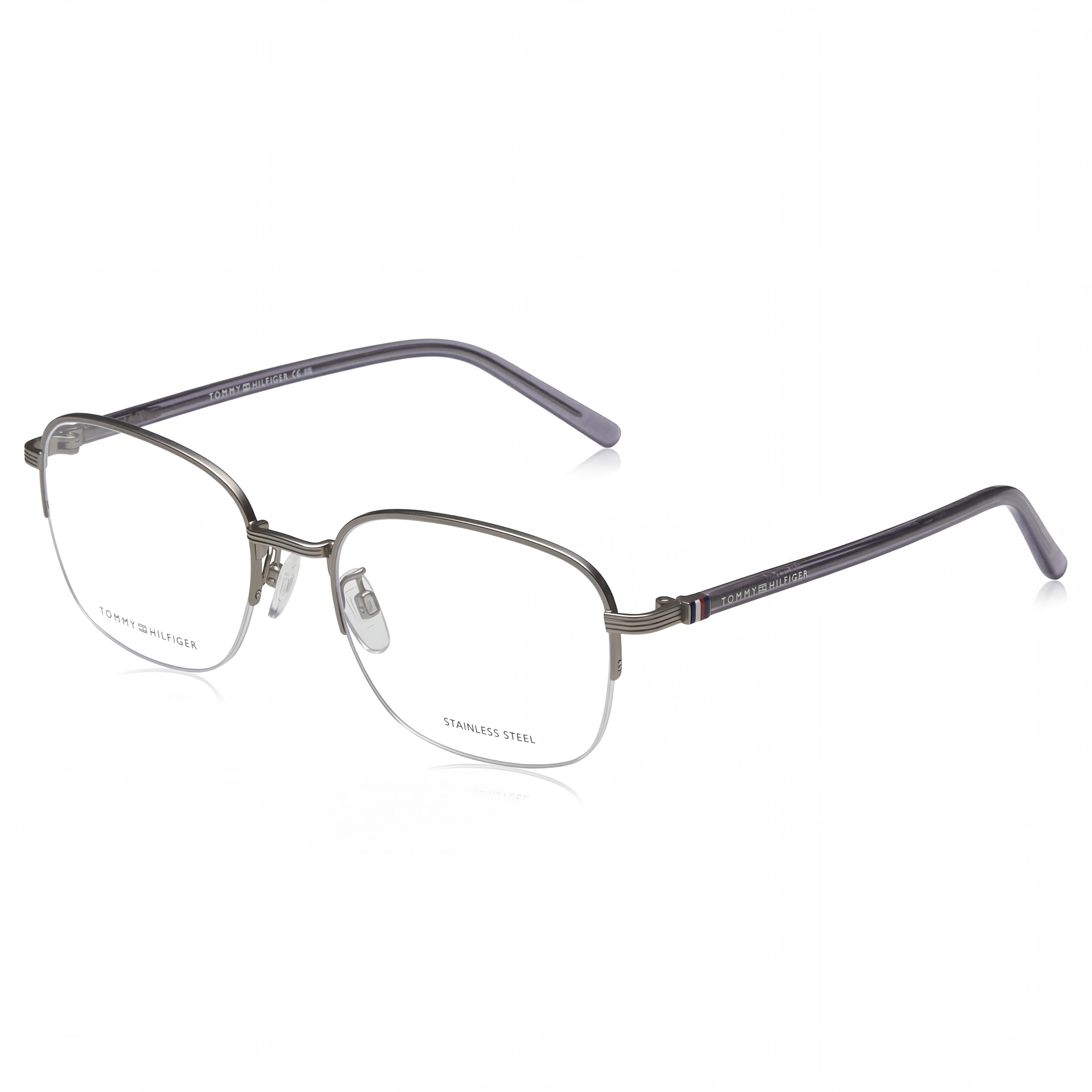 Tommy Hilfiger Modern Unisex Sunglasses with Matte Ruthen Alloy Steel Frame, Non-Polarized Lenses, 54mm, Photo 1