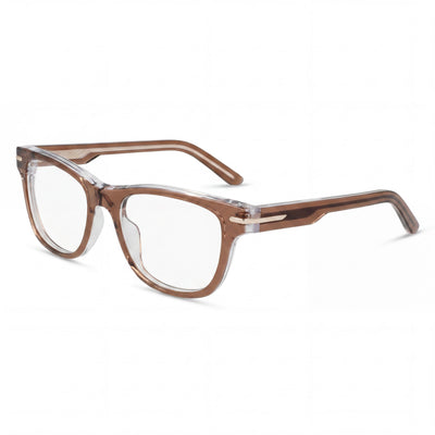 Nike 7176 Women's Acetate Optical Frame with Polycarbonate Lenses Mink Crystal Laminate 51-18-140