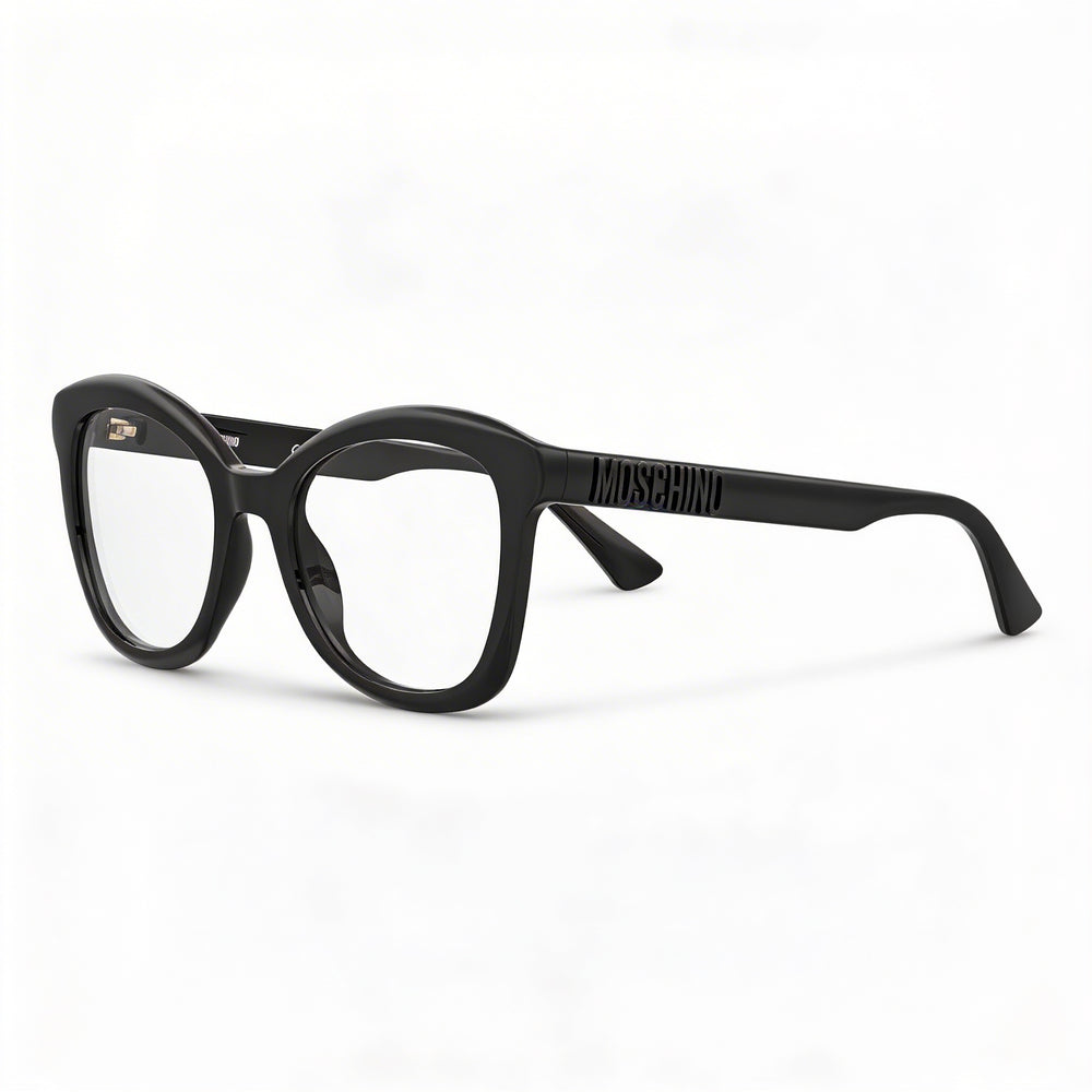 Moschino Casual Model, Women's Black CELLULOSE PROP. INJ Frame Material Optical Glasses 51-19-140