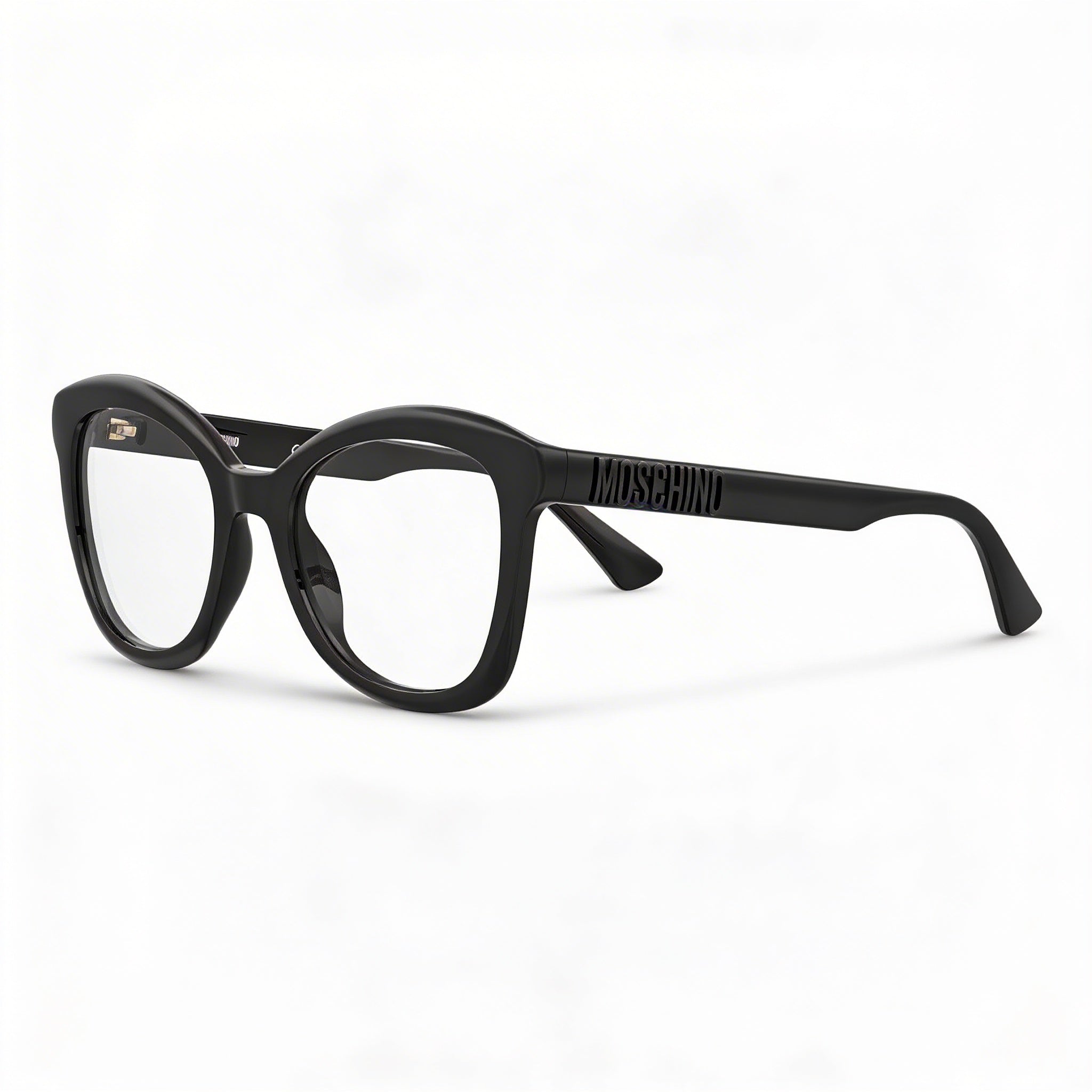 Moschino Casual Model, Women's Black CELLULOSE PROP. INJ Frame Material Optical Glasses 51-19-140, Photo 1