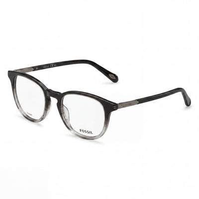 Fossil Fos 7127 Gafas Unisex con Montura de Plástico Transparente Negro Gris 50mm