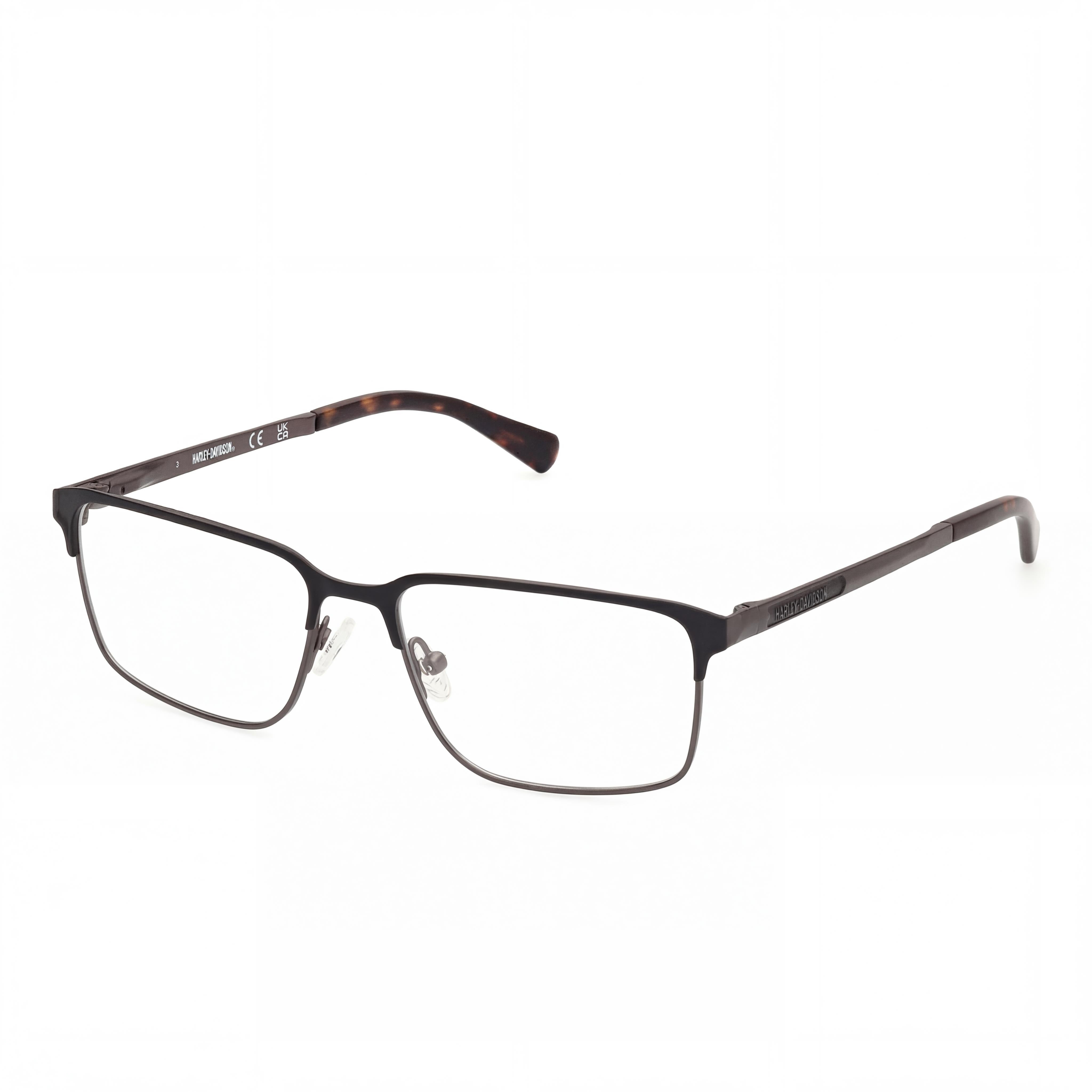 Harley-Davidson Sporty Black Shield Eyeglasses for Men, Photo 1