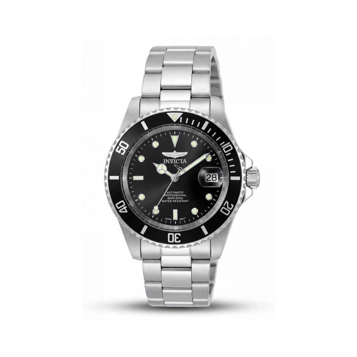 Invicta Pro Diver 8926OB Unisex Automatic Self-Wind Chronograph Watch, Black Silver Case, Water Resistant 40mm, Photo 1