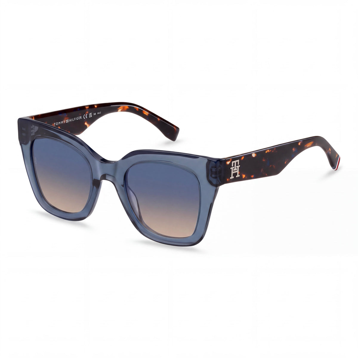 Tommy Hilfiger Modern Preppy Women's Blue Shaded Plastic Non-Polarized UV Protection Eyewear 50-23-140, Photo 1
