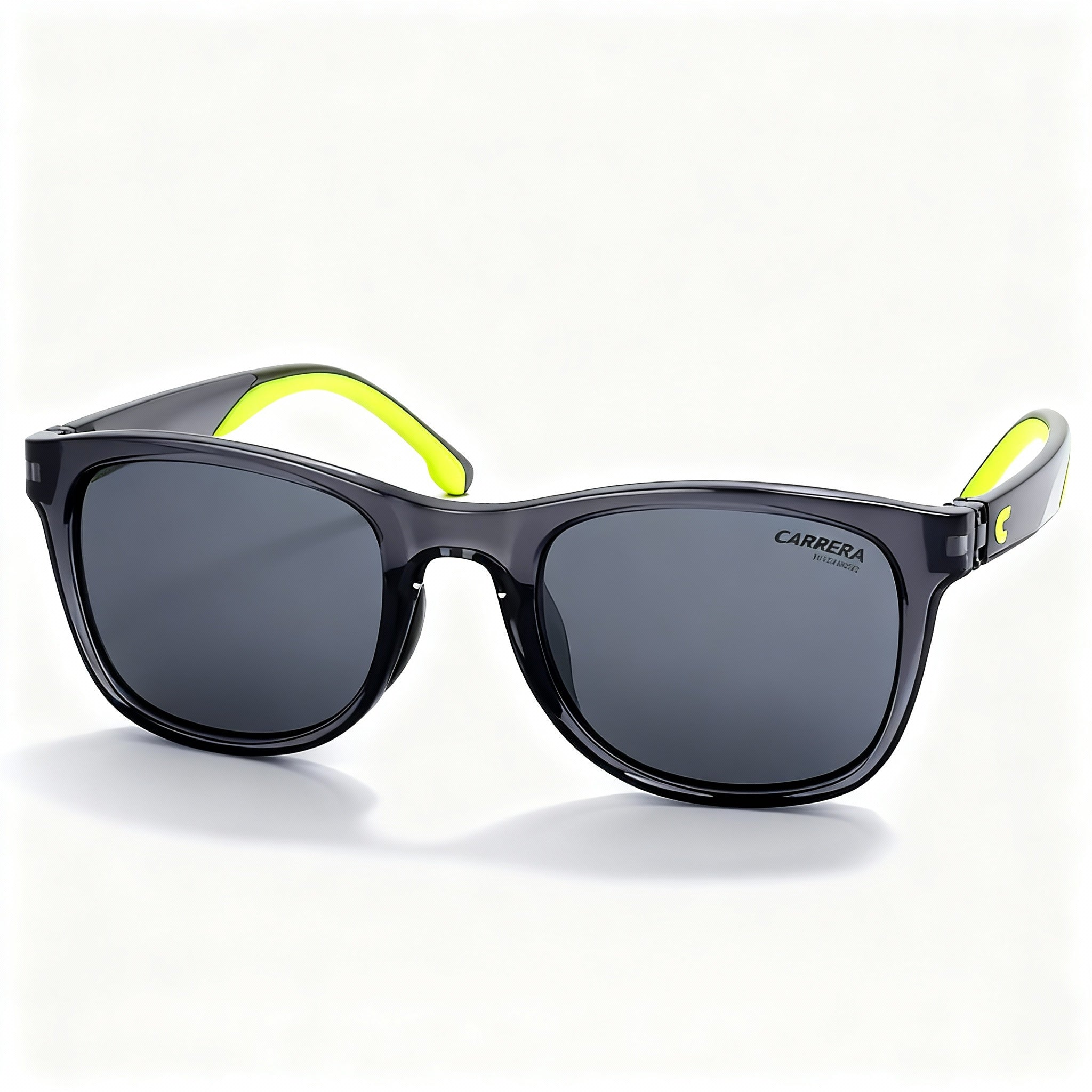 Carrera 8054/S Classic Men's Sunglasses, Polyamide Frame, Polycarbonate Silver Mirror UV Lens, Non-Polarized, 52mm