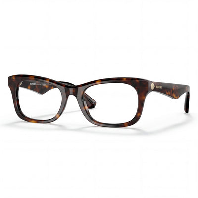 Gafas clásicas BURBERRY con montura marrón, diseñadas para uso unisex