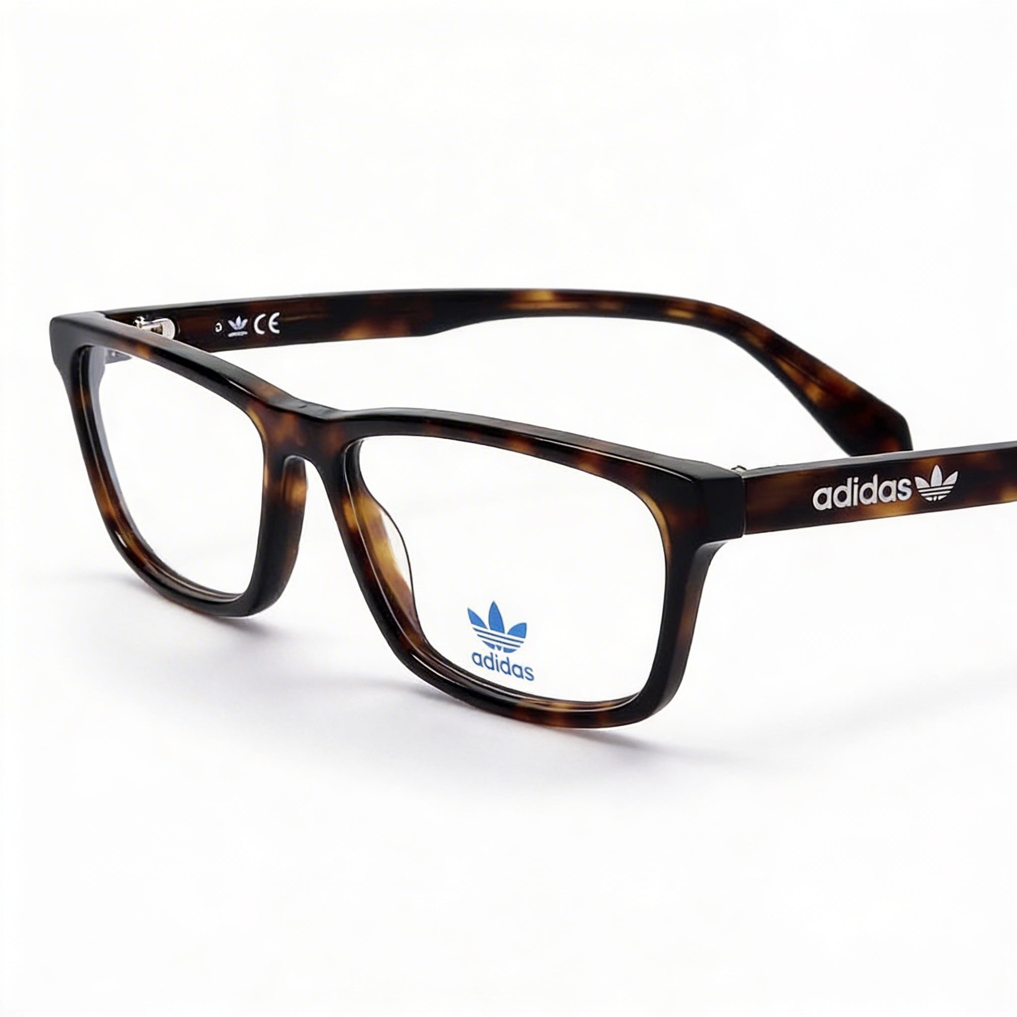 adidas Originals Or5042 for Men and Women Dark Havana Plastic Optical Frames 54mm Lens Width, Photo 2