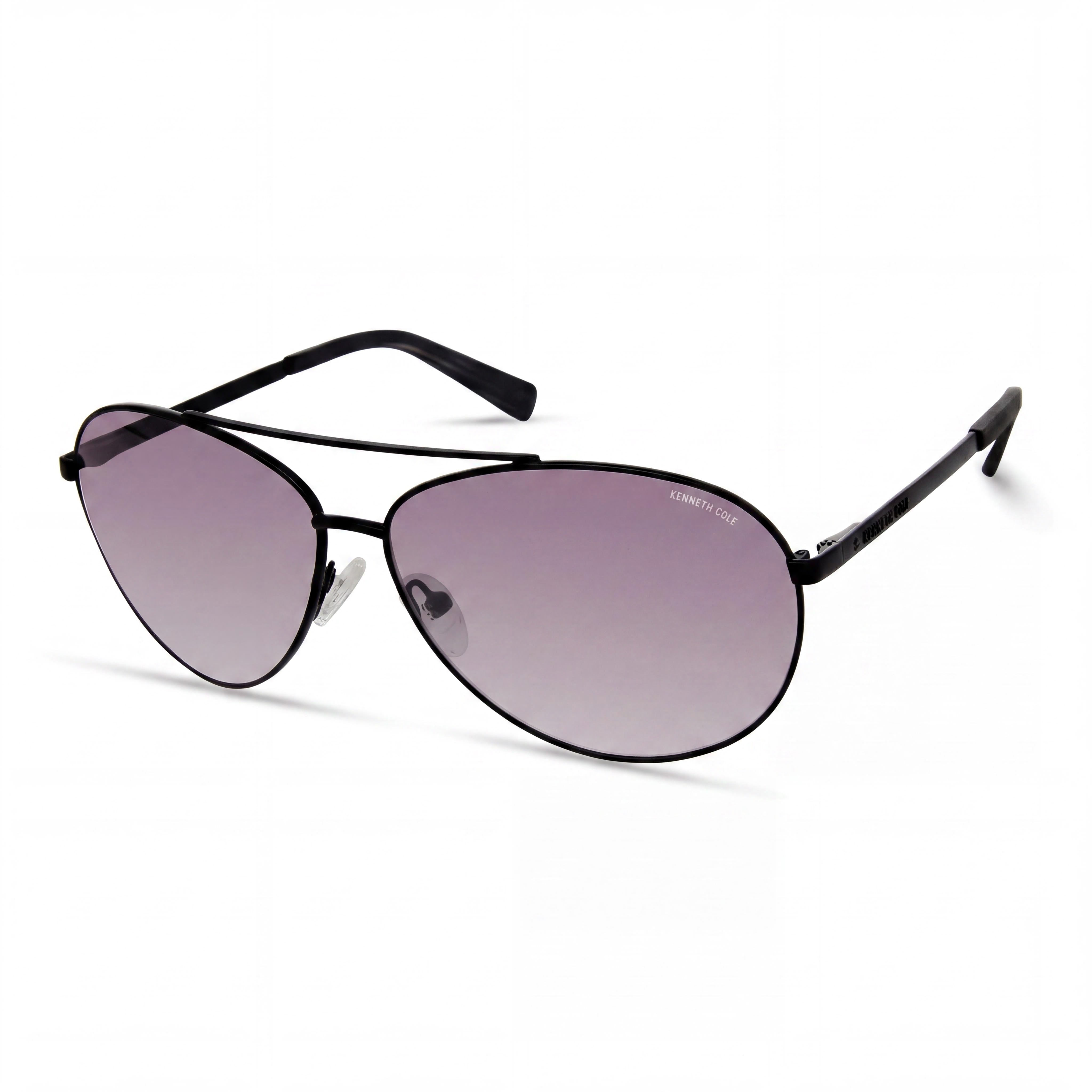 Gafas de sol Kenneth Cole KC6302G para mujer, montura metálica negra mate, espejo marrón, no polarizadas, 63 mm, Photo 1
