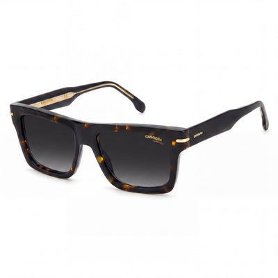 Carrera 305/S Classic Unisex Acetate Dark Havana Sunglasses with Dark Grey Gradient Lenses 54mm UV Protected