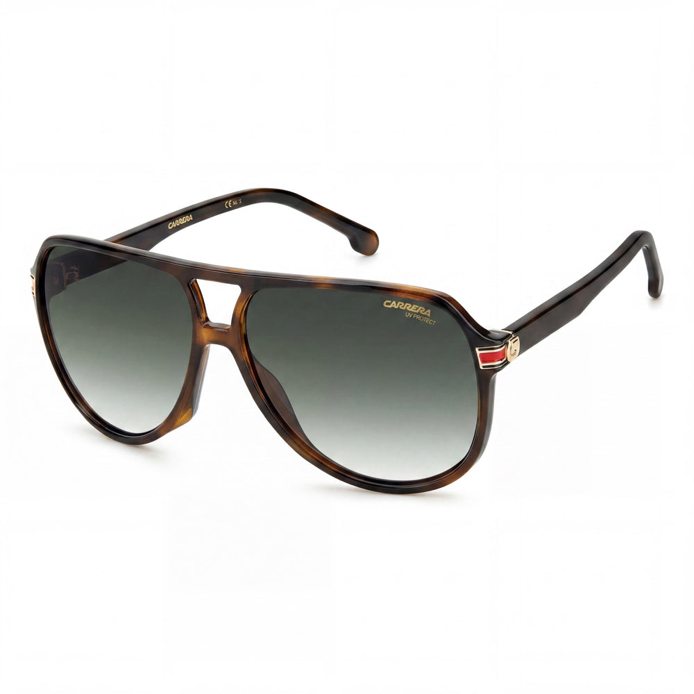 Carrera 1045/S Unisex Poliamida Piloto Protección UV Gafas de Sol No Polarizadas Degradado Verde Habana 61mm
