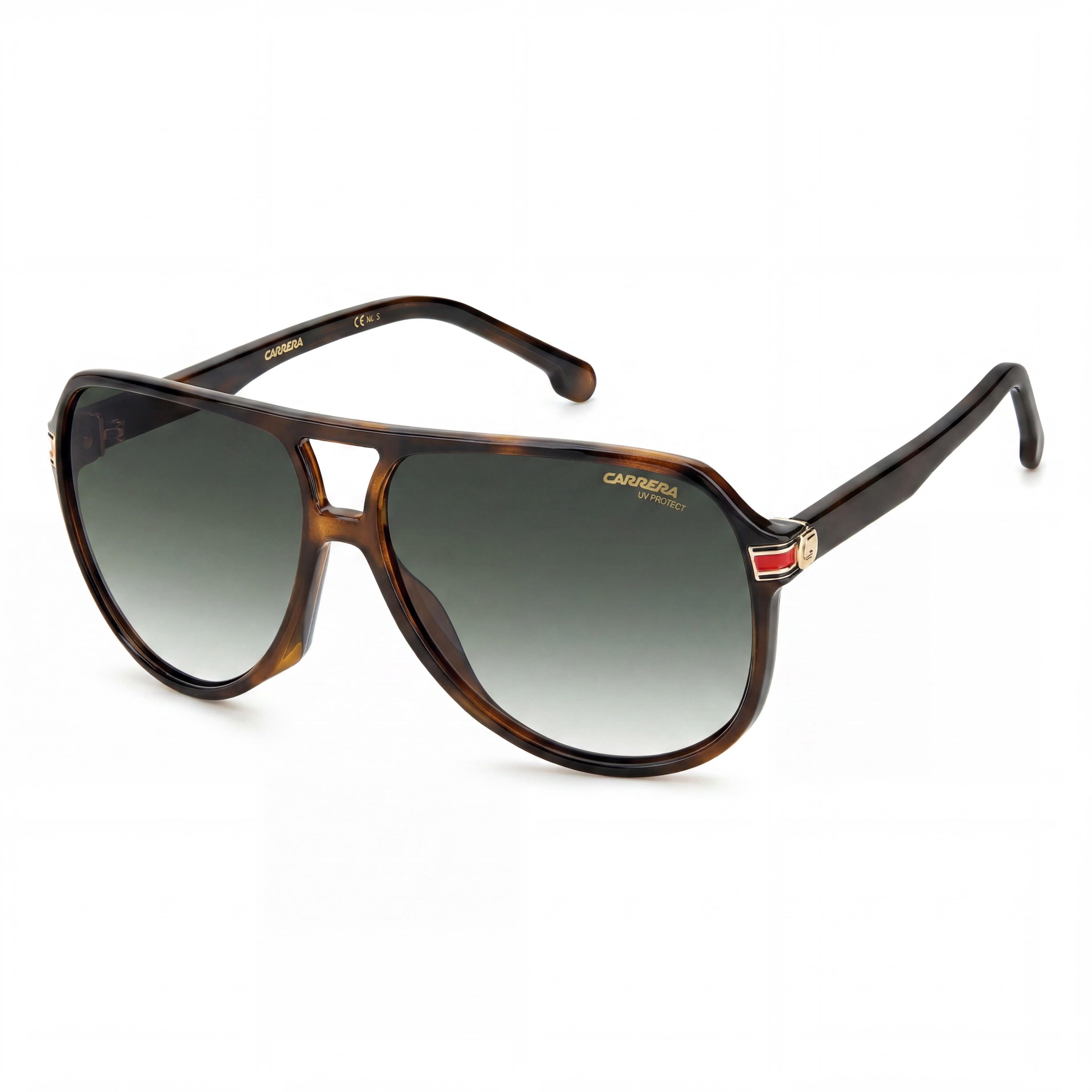 Carrera 1045/S Unisex Poliamida Piloto Protección UV Gafas de Sol No Polarizadas Degradado Verde Habana 61mm, Photo 1