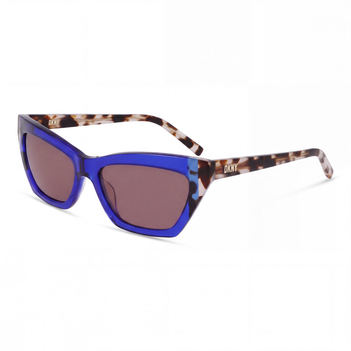 DKNY DK 547 S Women's Acetate UV Protection Glasses in Cobalt Bone Tortoise, 55-16-135mm, Photo 1