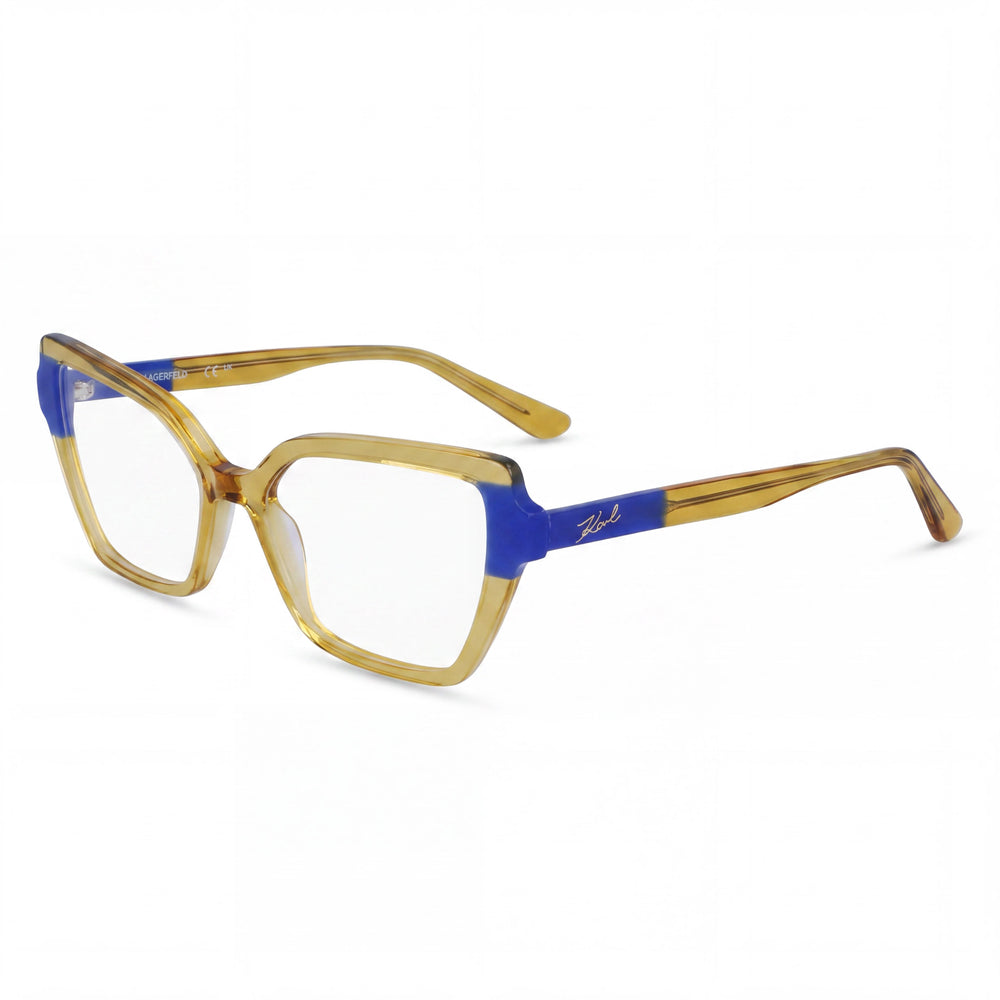 Gafas de sol de acetato KARL LAGERFELD modernas para mujer caramelo azul 53mm