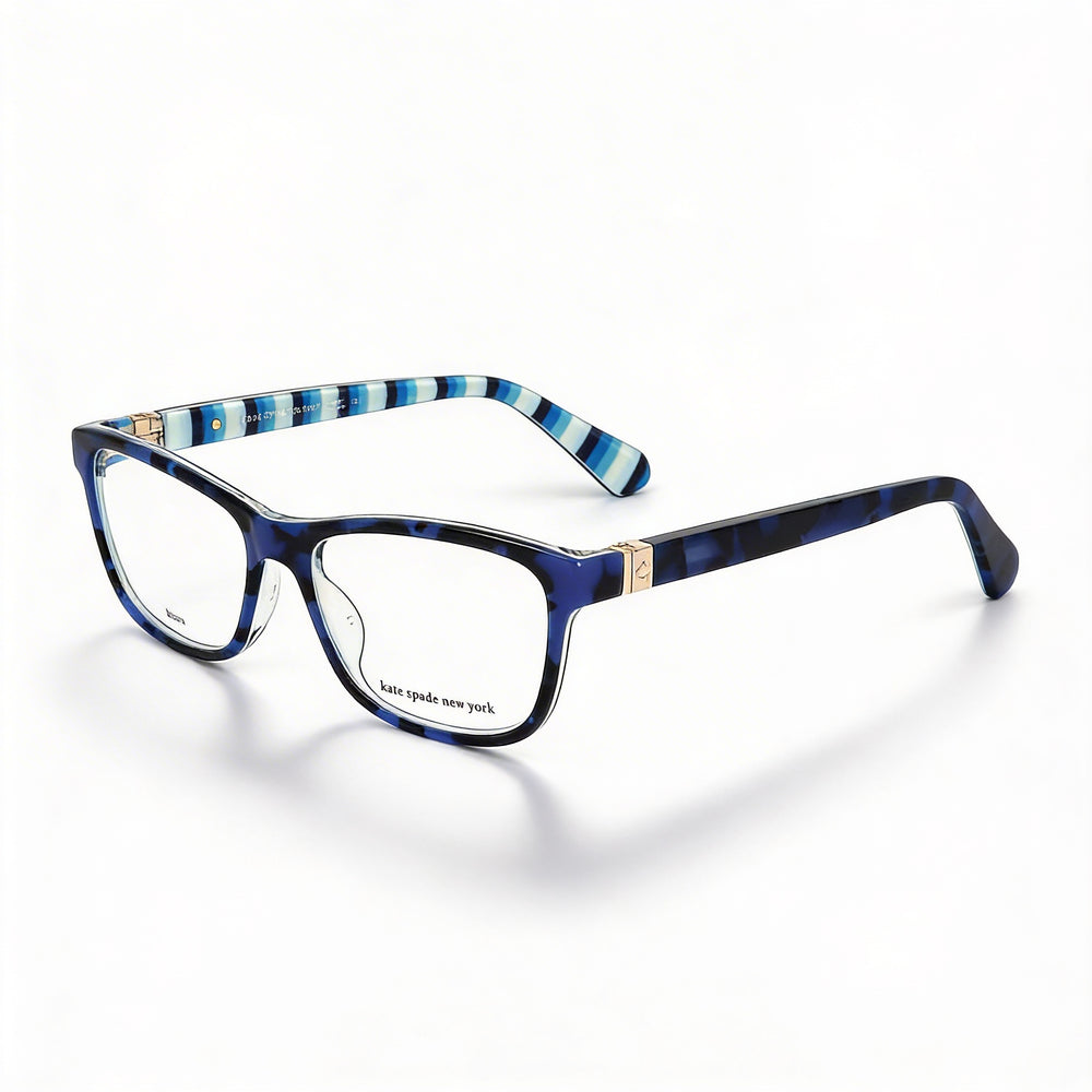 kate spade new york Calley PJP Gafas Cuadradas con Montura Completa de Acetato y Lentes Azules Sin Graduación de 50 mm para Mujer