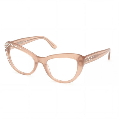 GUESS by Marciano Gm50016 Women's Plastic Frame Eyewear in Beige - Lens 53mm, Bridge 20mm, Temple 140mm