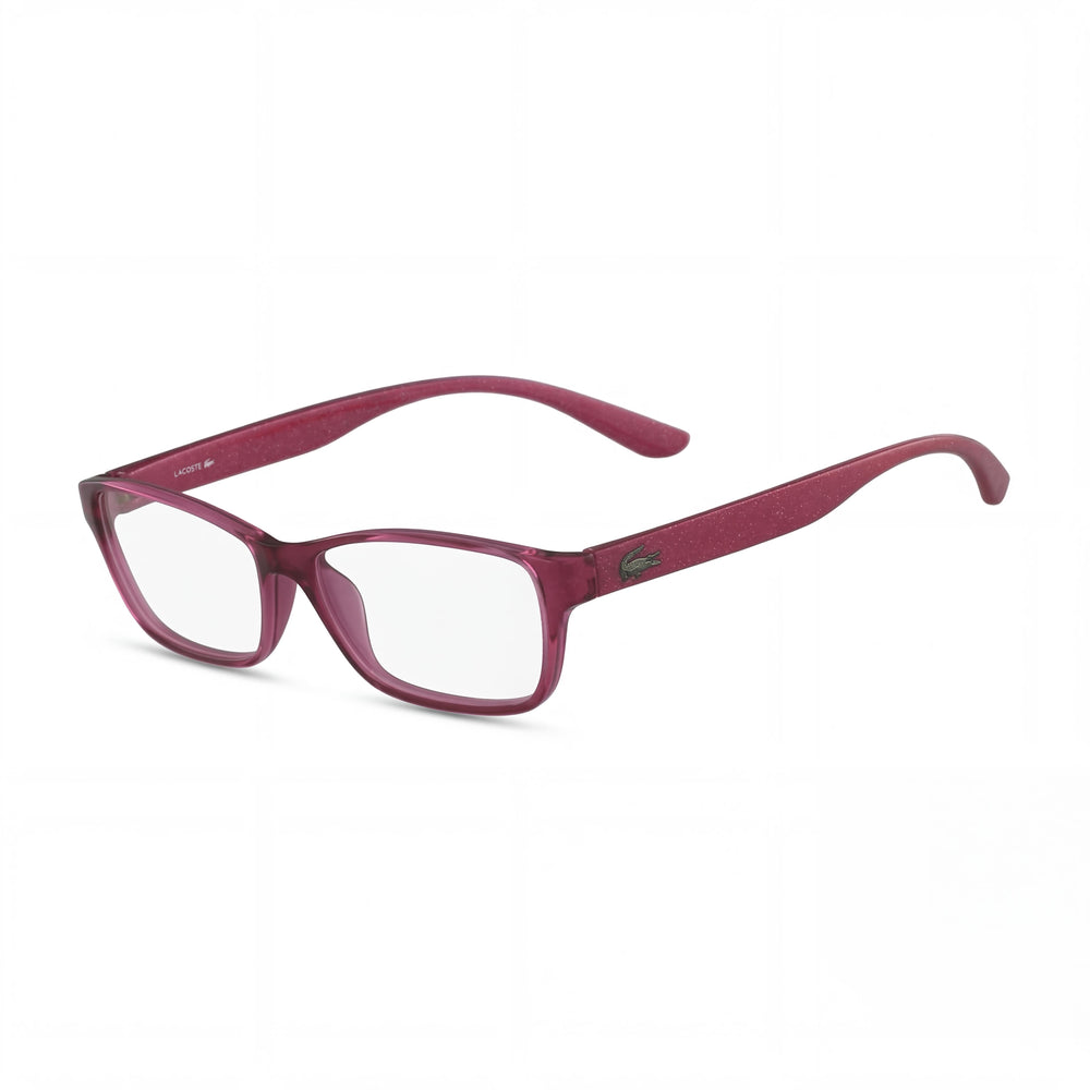 Gafas Lacoste L3803b Mi Fuchsia Glitter para mujer con montura de plástico, lentes de 51 mm de ancho, puente de 14 mm y patillas de 135 mm