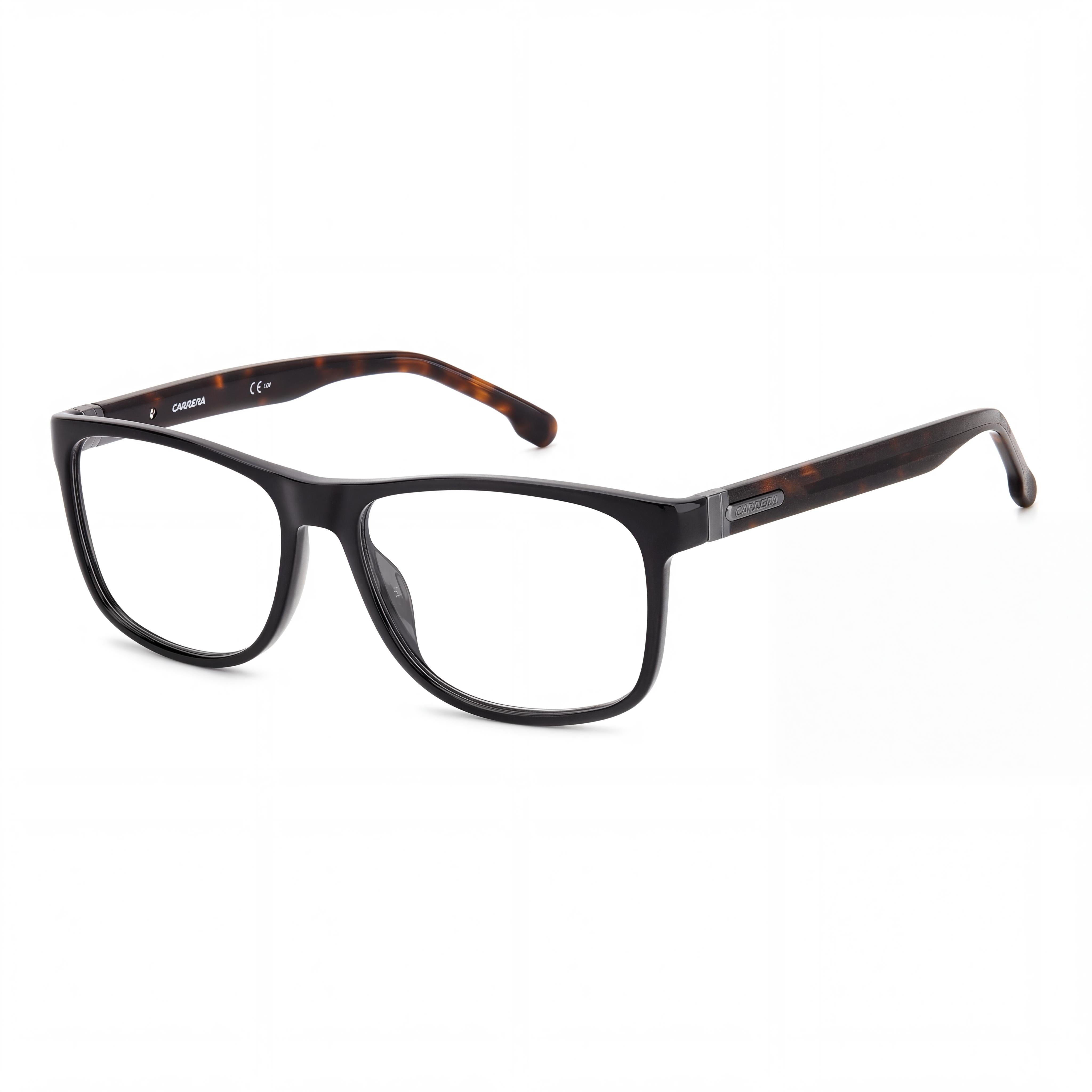 Carrera Carrera 8889 Men's Modern Style Black Acetate Frame Eyewear with Polycarbonate Lenses, Size 56, Photo 1