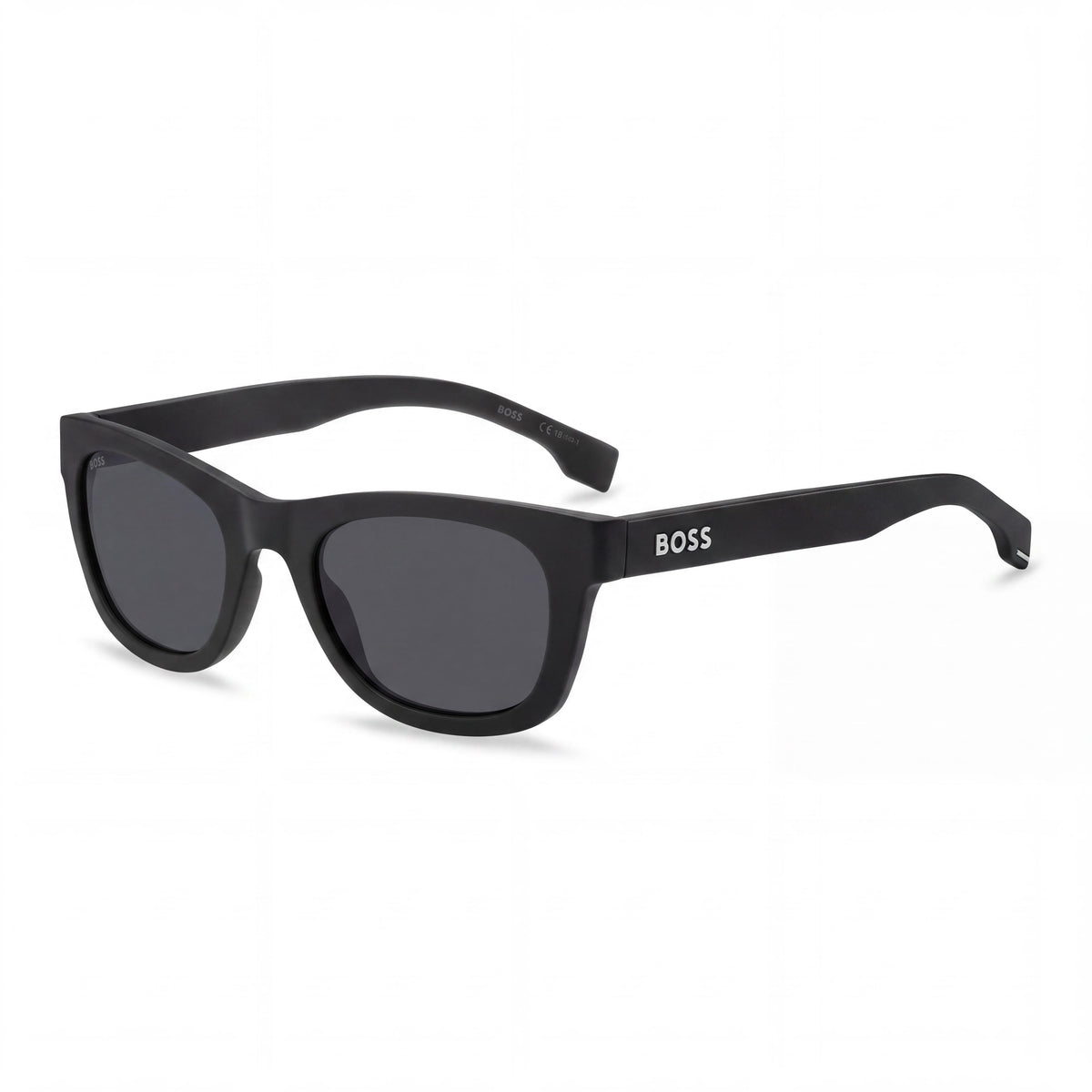 Hugo Boss Casual Men's Black White ECO CELLULOSE P.INJ Grey 52mm Non-Polarized 100% UV Protection Sunglasses, Photo 1