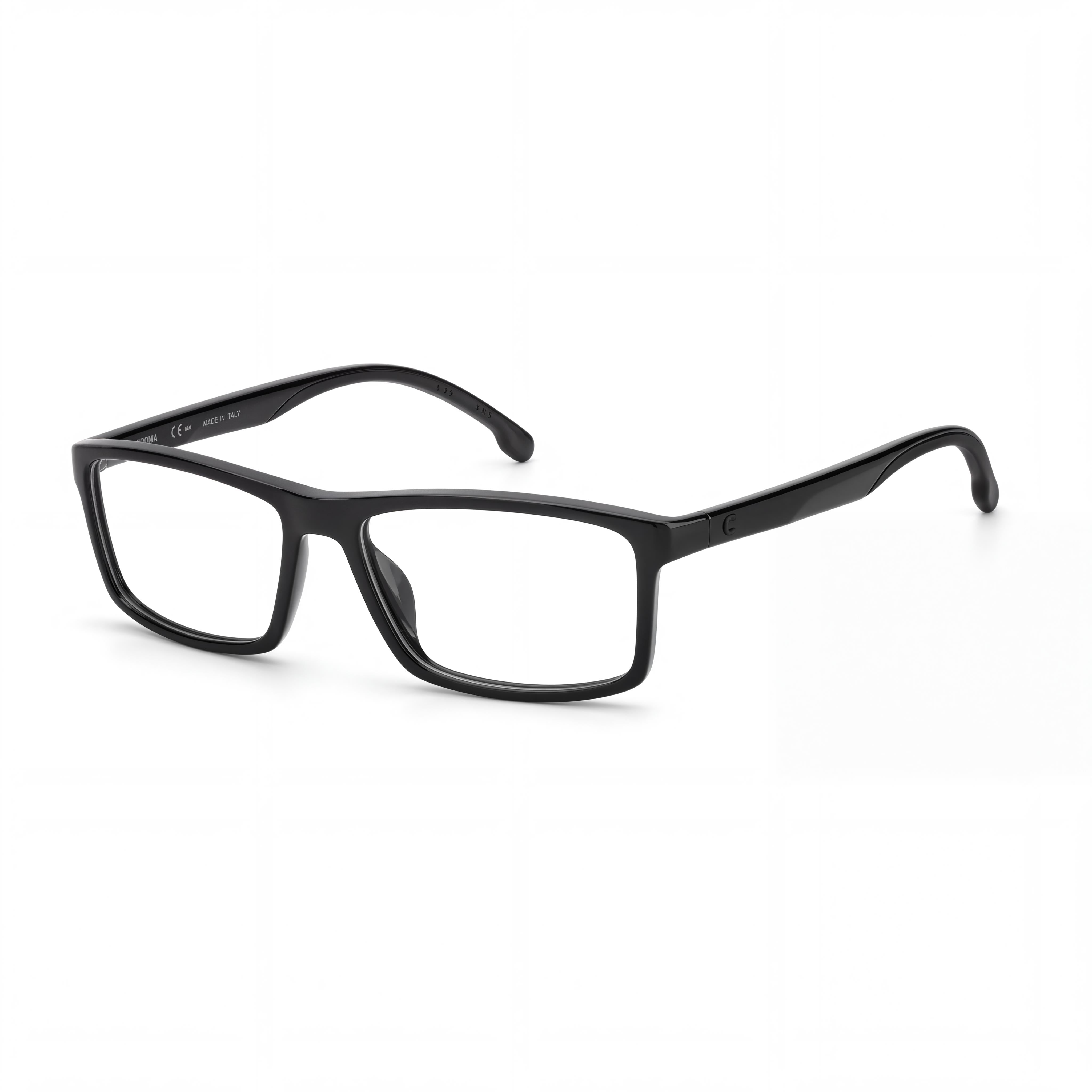 Carrera CARRERA 8872 Monturas de Gafas Unisex de Propionato Rectangulares con Montura Completa en Negro, Ancho de Lente de 55 mm, Photo 1