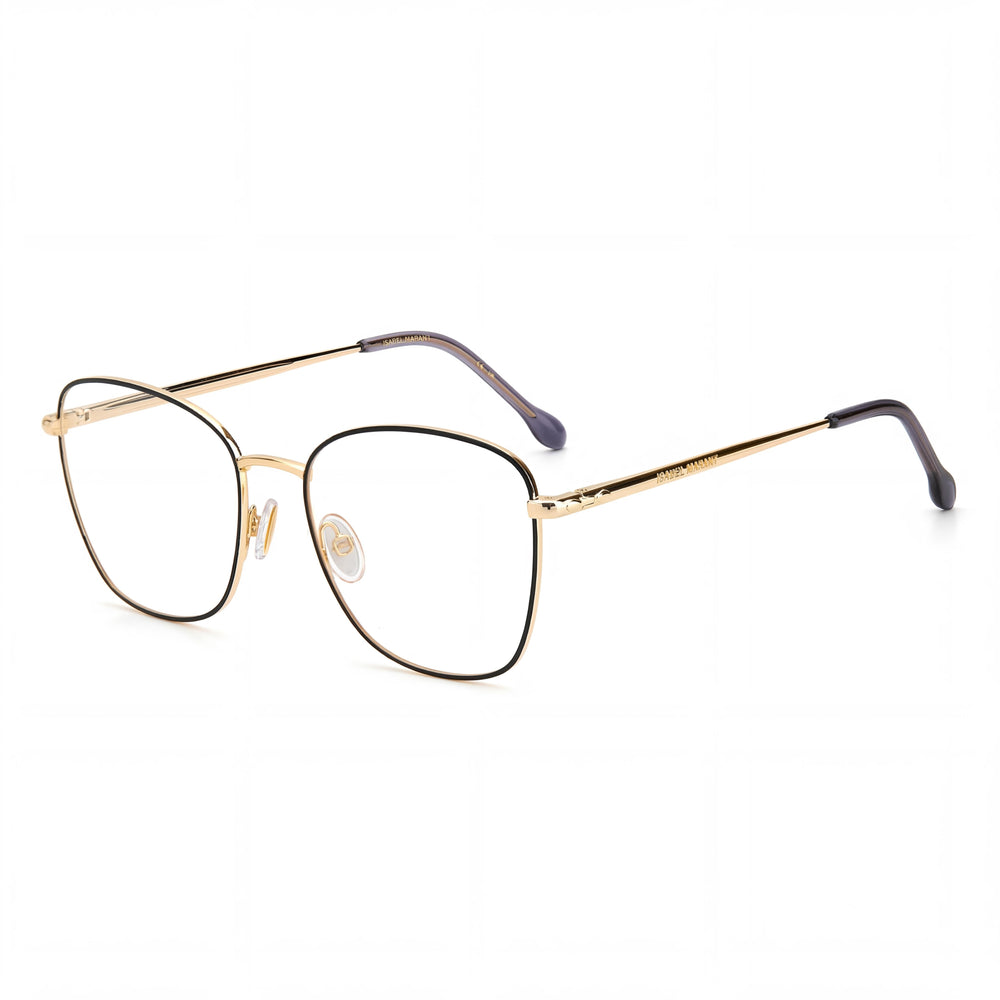 Gafas de sol Isabel Marant Classic IM 0031 para mujer, montura completa de mariposa, de acero inoxidable, color negro y dorado, de 54 mm
