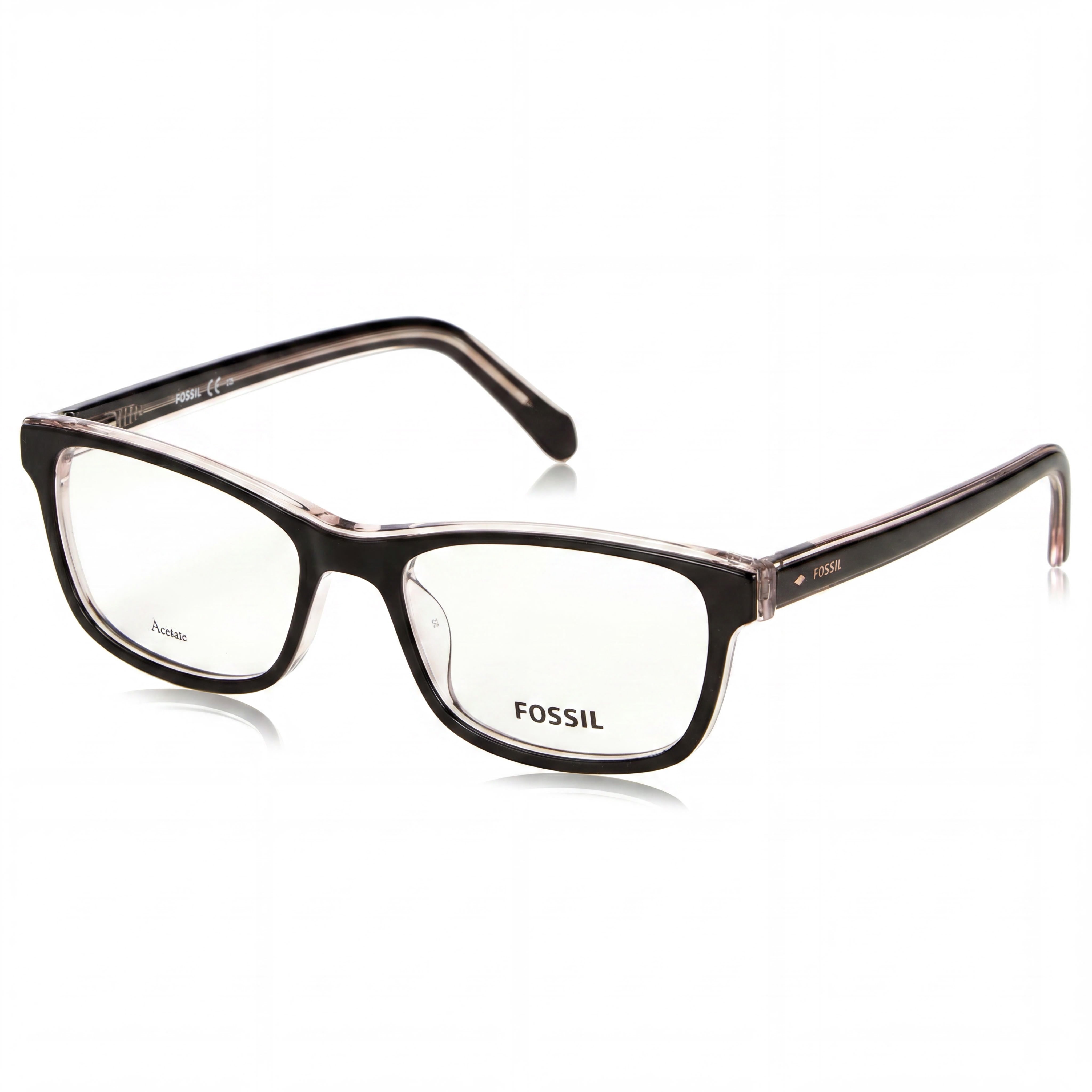Gafas de sol Fossil Fos 7132 para mujer con montura de acetato negro y lentes de policarbonato, lentes de 50 mm, puente de 16 mm y patillas de 140 mm., Photo 1