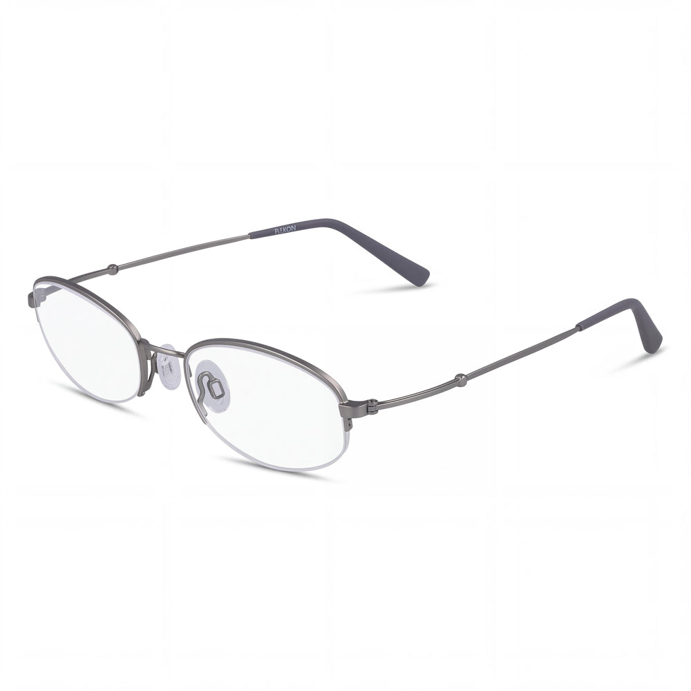 Gafas Flexon H6030 Ovaladas Grises Unisex, Acetato