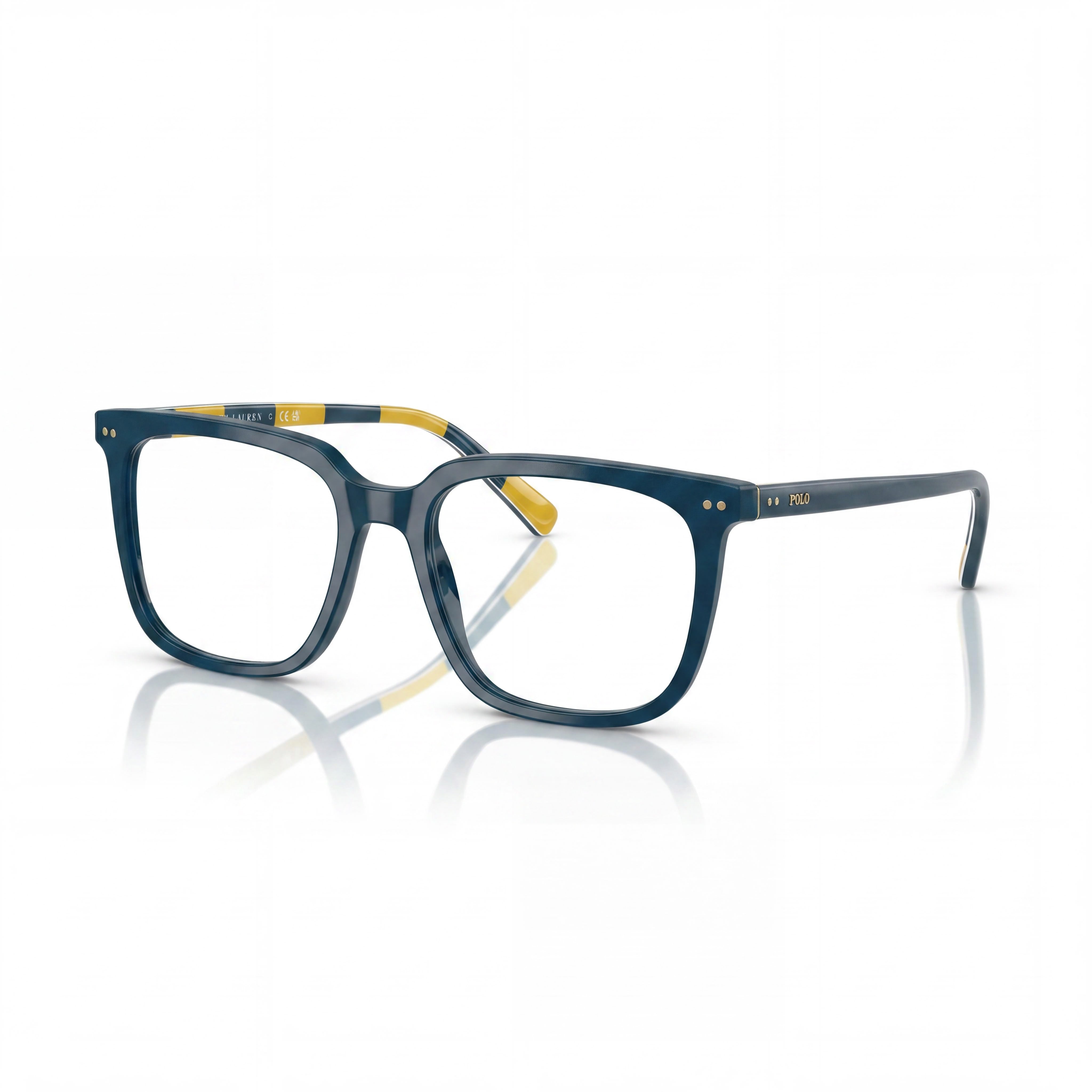 POLO RALPH LAUREN Ph2284 Women's Shiny Navy Blue Plastic Frame Eyeglasses 55mm, Photo 1