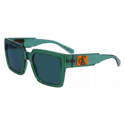Calvin Klein Ckj23622s Unisex Plant Based Resin Green 100% UV Protection Sunglasses 53mm