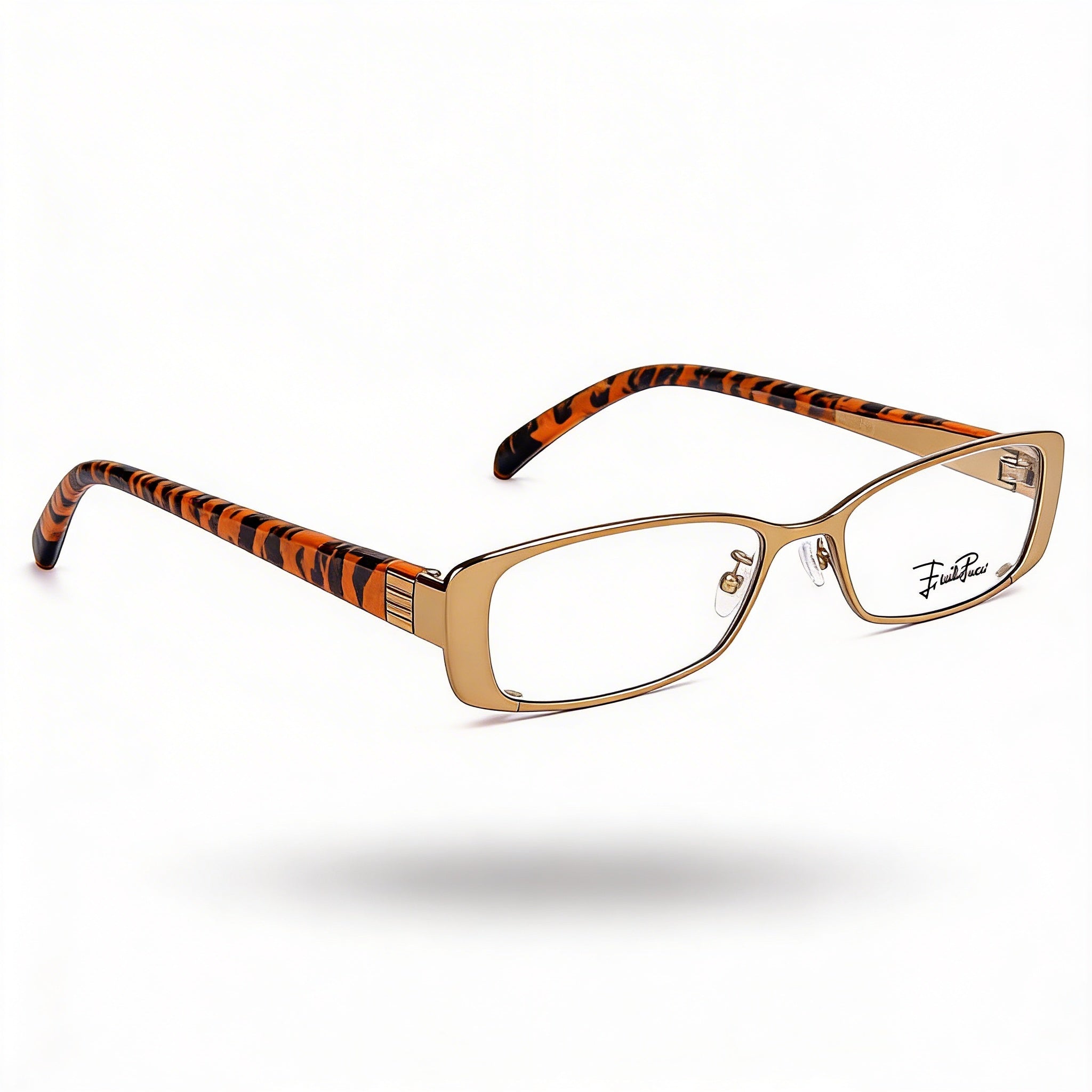 Gafas unisex Emilio Pucci modelo 2140_207 con montura de plástico color marrón castaño y ancho de lente de 50 mm., Photo 1