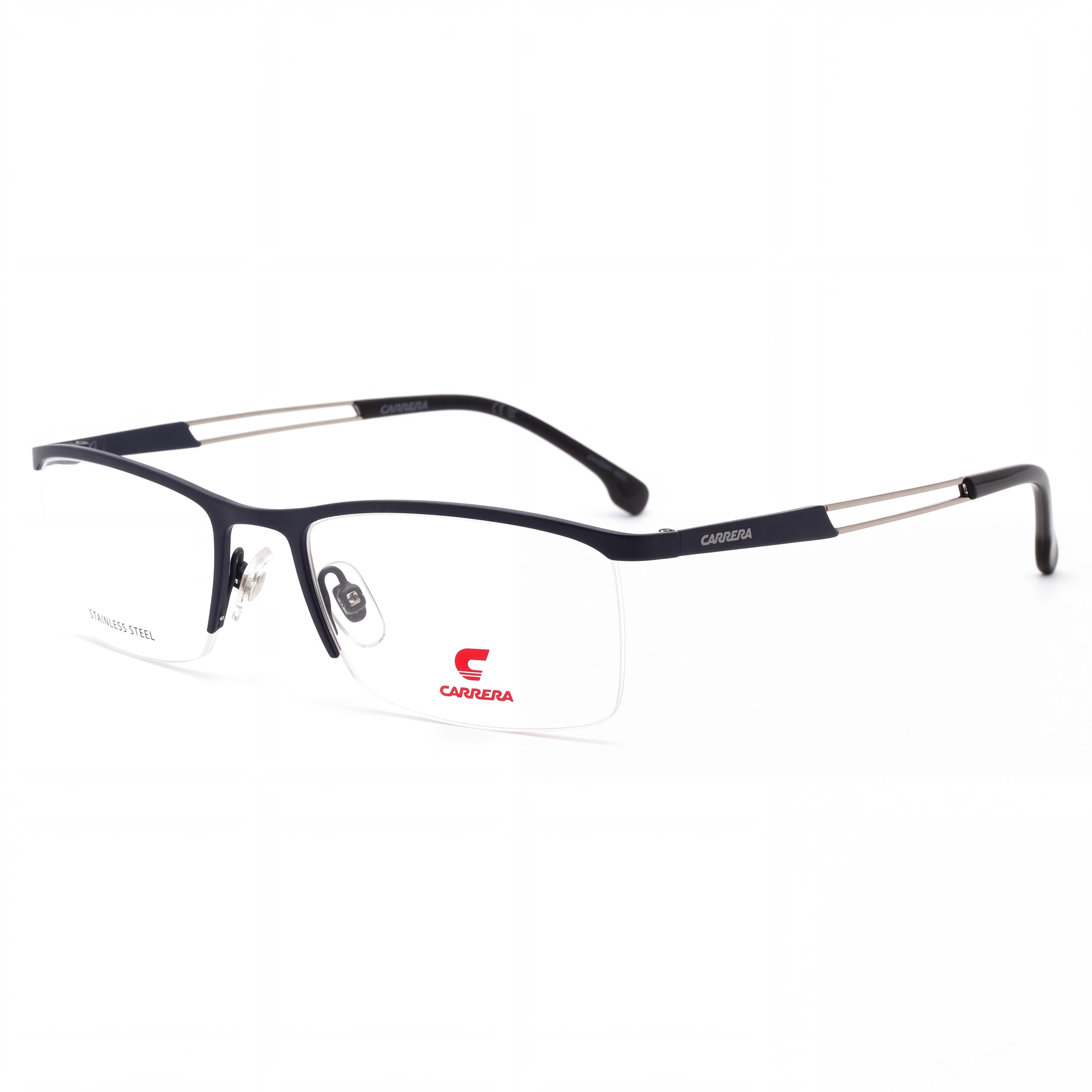 Gafas de sol Carrera 8901 Modern Alloy Steel no polarizadas para mujer, azul mate, 54-19-140, Photo 1