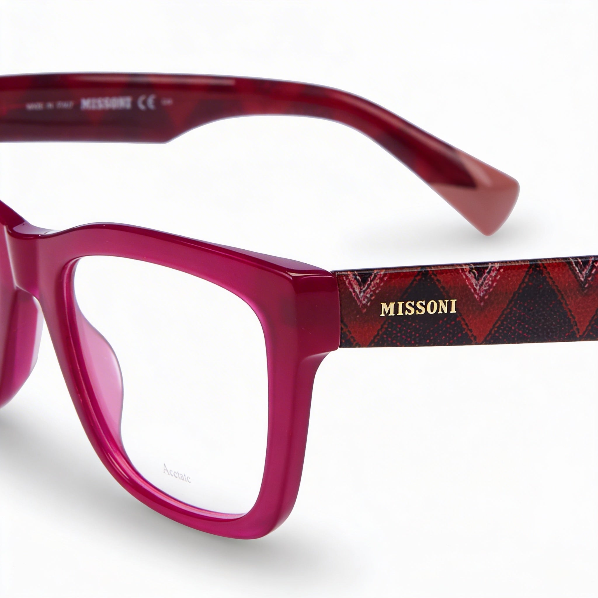 Gafas de Sol Modernas Missoni Unisex, Montura de Acetato Violeta, Lentes Violetas No Polarizadas, Protección UV, 53mm, Photo 1