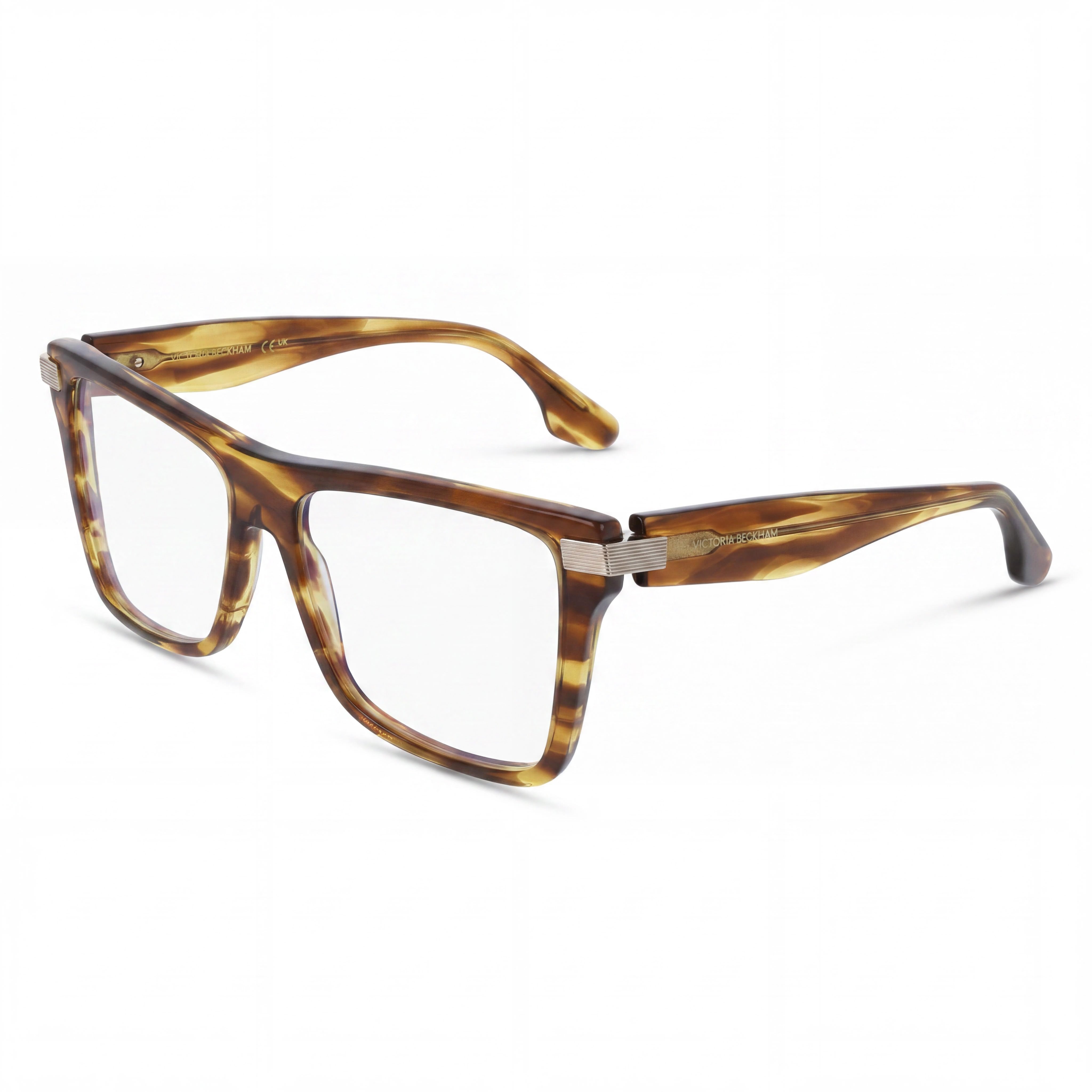 Victoria Beckham Vb2677 Women's Striped Tobacco 53mm Eyeglasses, Photo 1