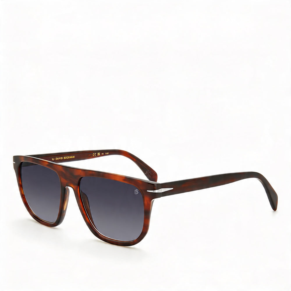 Gafas Cuadradas David Beckham Db 7111/S de Acetato Gris Oscuro Degradado para Mujer 56mm