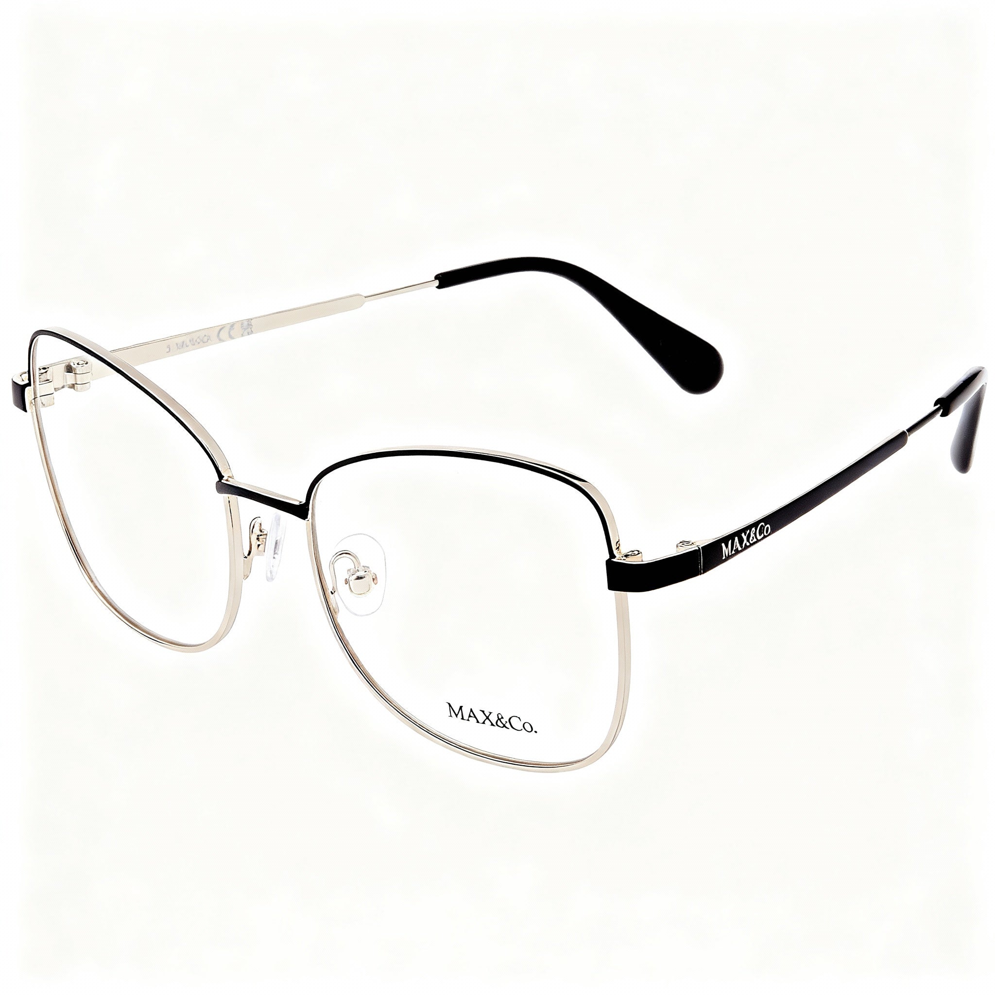 Max & Co. Modern Women's Multicolored Metal Reading Glasses, Clear Plastic Lenses 52-18-140, Photo 3